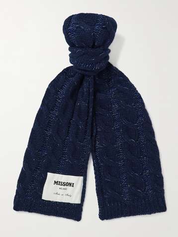Raf Simons Wool-blend Collar in Blue for Men Mens Accessories Scarves and mufflers 