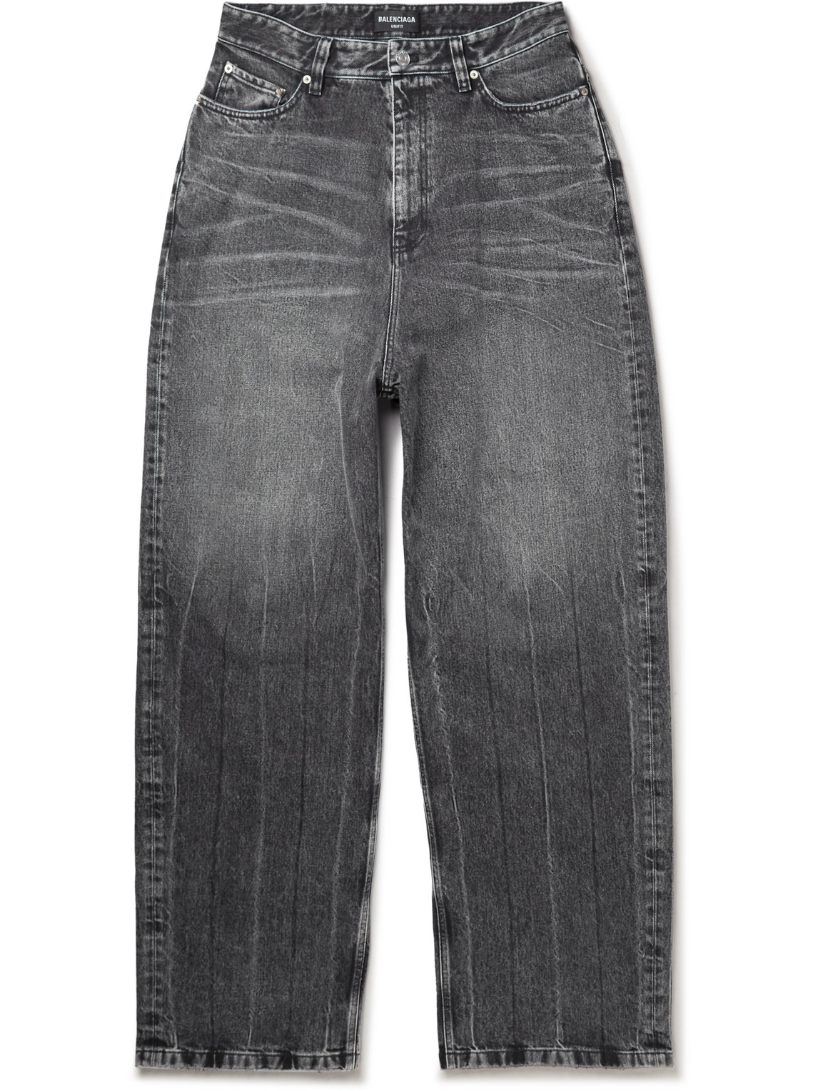 Balenciaga Wide-Leg Organic Jeans
