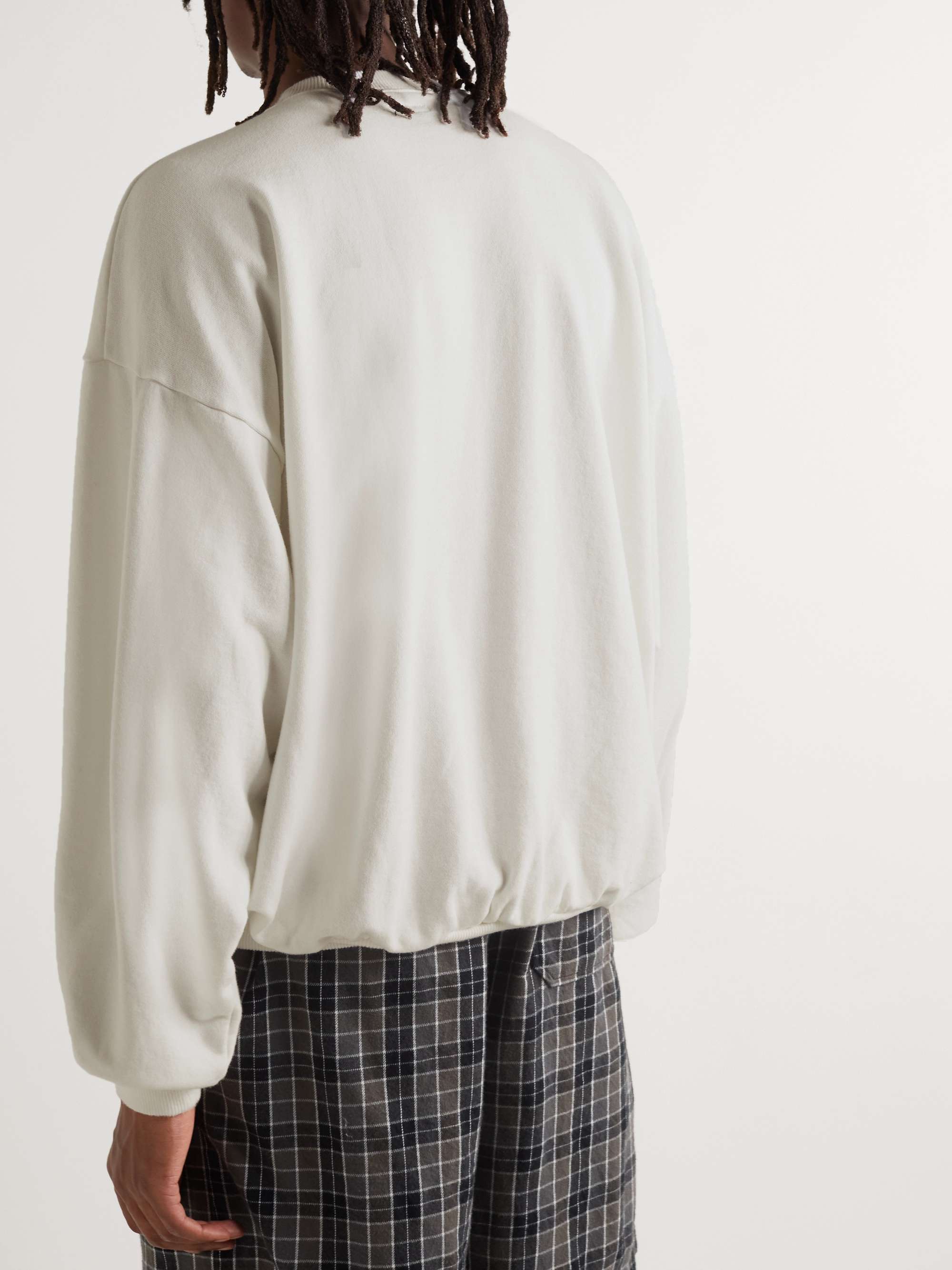 KAPITAL Printed Stretch-Cotton Jersey Sweatshirt