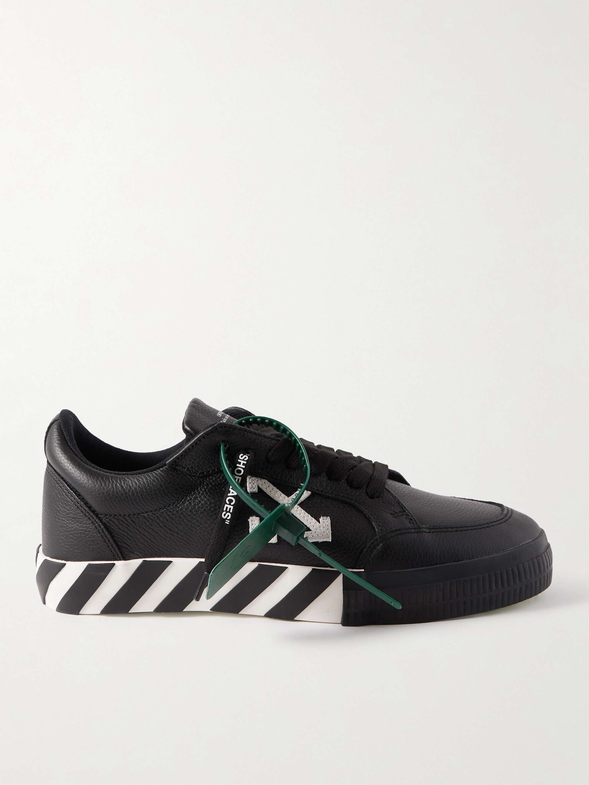 OFF-WHITE Full-Grain Leather Sneakers