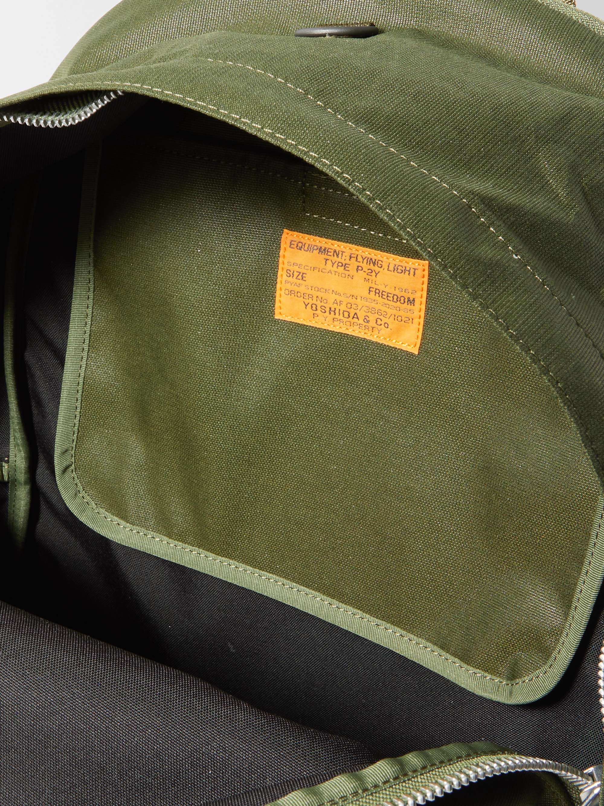 PORTER-YOSHIDA & CO Flying Ace Webbing-Trimmed Nylon Backpack
