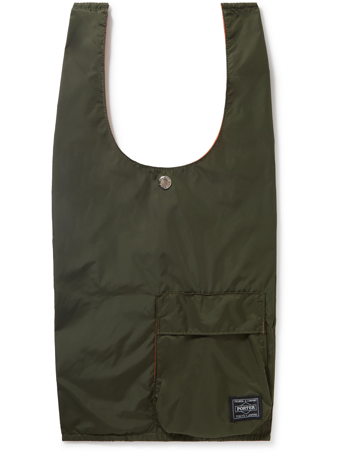 Porter, Yoshida & Co Logo-print Nylon Tote Bag In Green