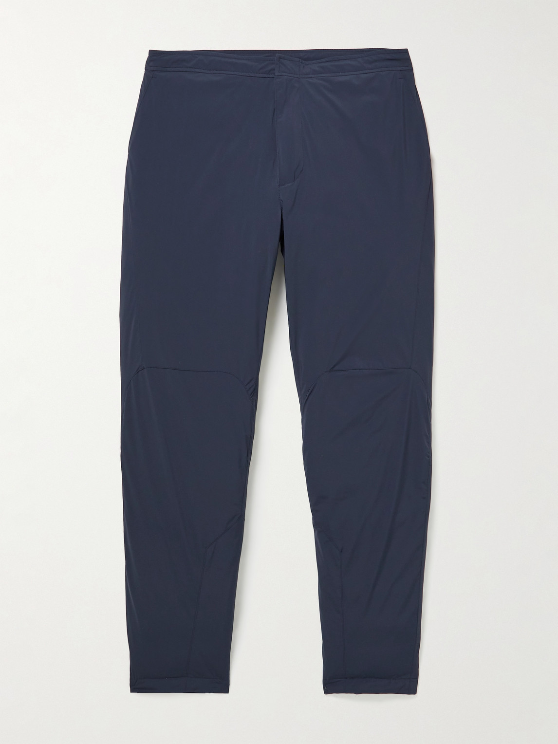 Orlebar Brown Volta Tapered Panelled Quilted Shell Trousers In Blue