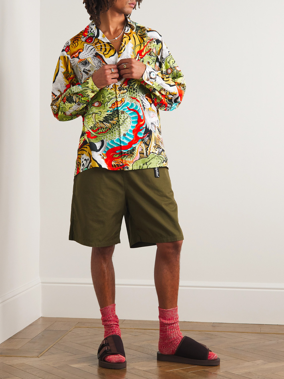 Tim Lehi Hawaiian Shirt In Multicolor
