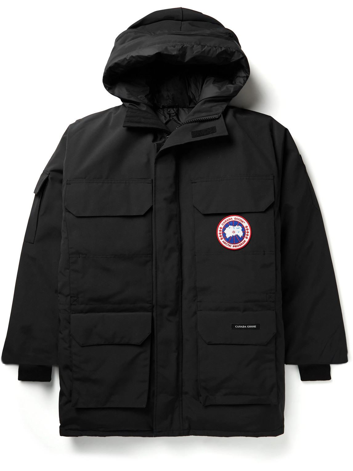 Canada Goose Expedition Logo-Appliquéd Artic Tech® Hooded Down Jacket