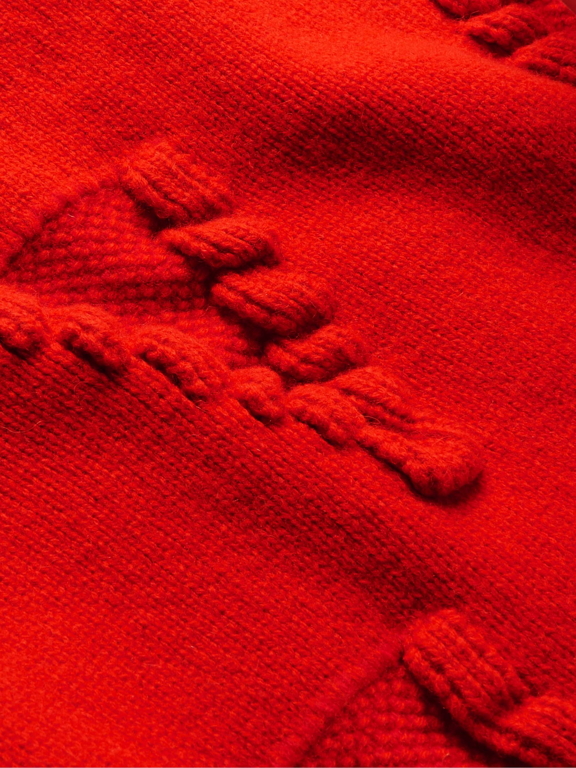 BOTTEGA VENETA Logo-Intarsia Wool-Blend Sweater