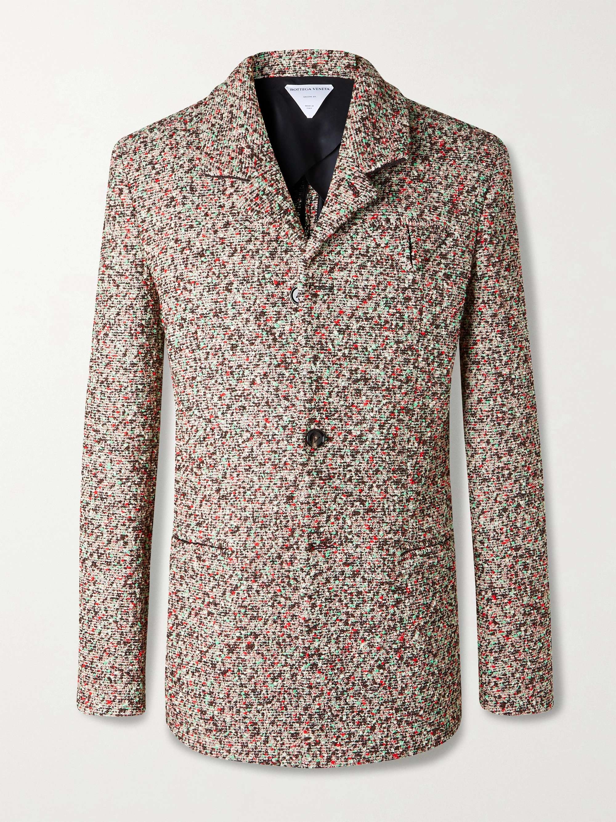 BOTTEGA VENETA Slim-Fit Cotton-Blend Bouclé Suit Jacket