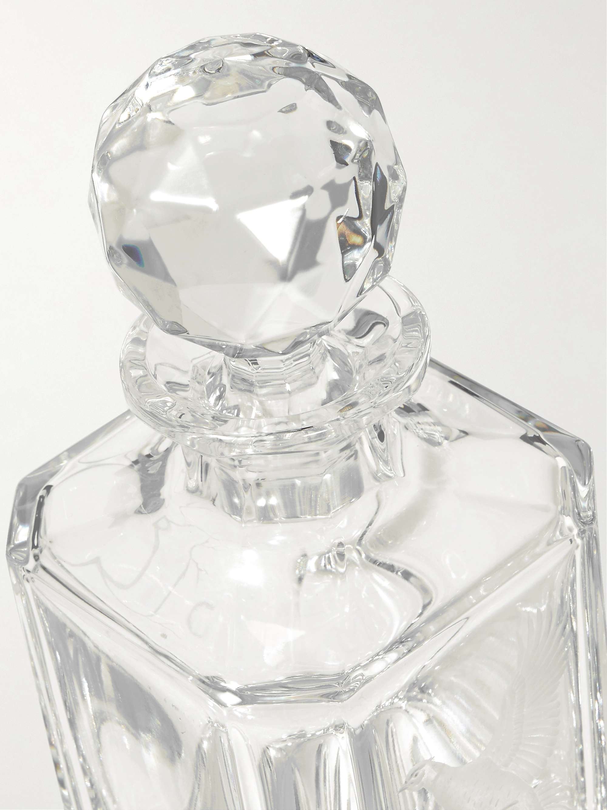 PURDEY Engraved Crystal Decanter