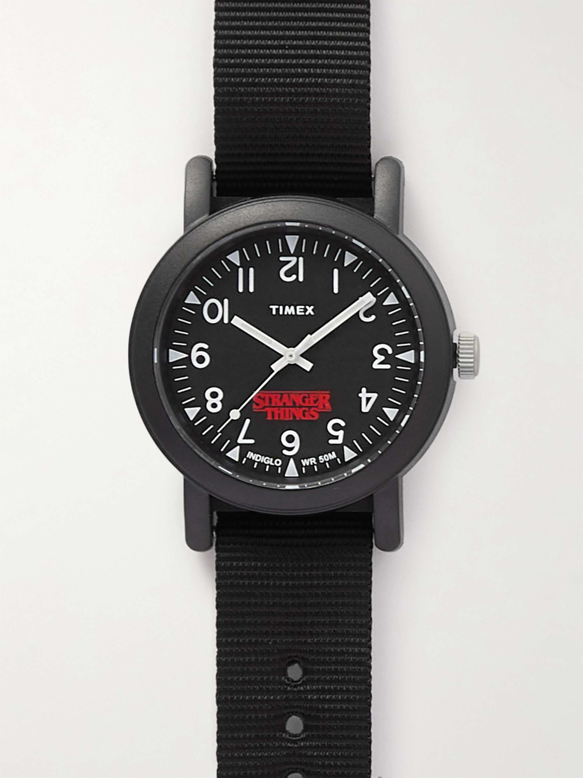 TIMEX + Stranger Things Camper 40mm Resin and Webbing Watch