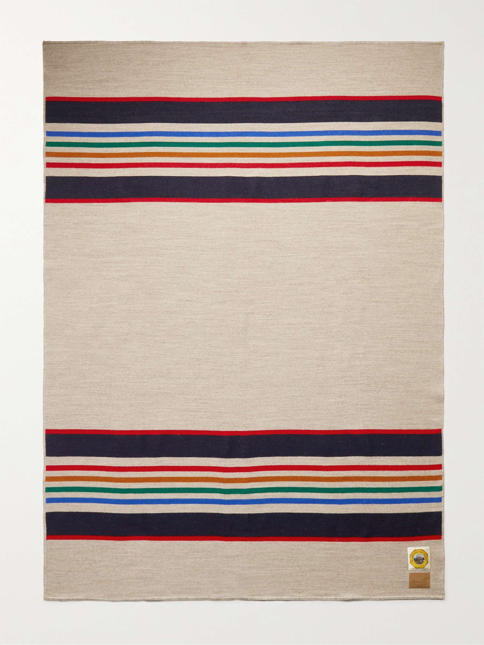 PENDLETON Yellowstone National Park Striped Wool and Cotton-Blend Throw