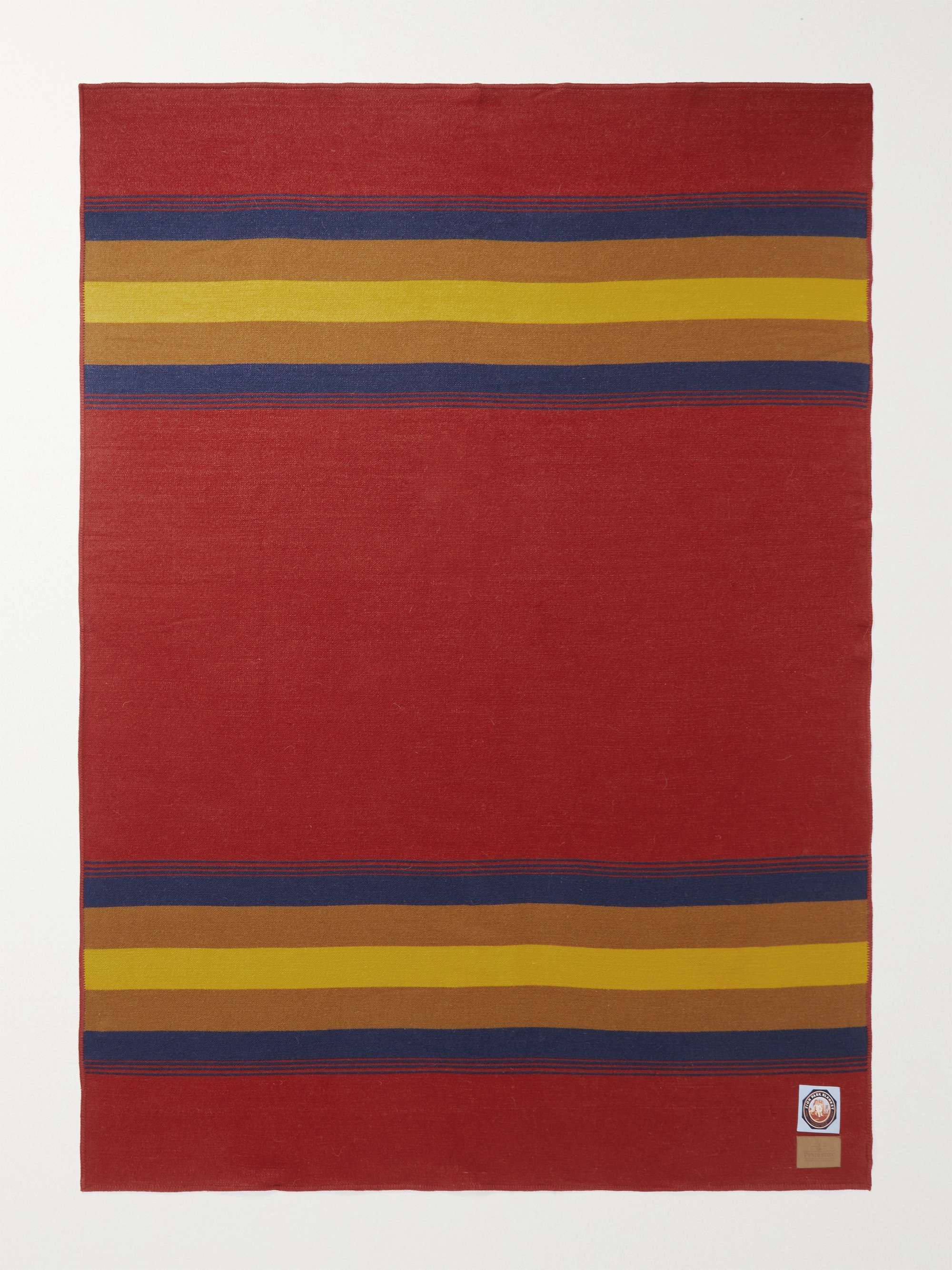 PENDLETON Zion National Park Striped Virgin Wool and Cotton-Blend Throw
