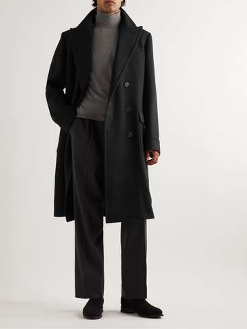 Mens Oatmeal Cromby Style Overcoat Winter Classic Coats Sale Bargain Price 