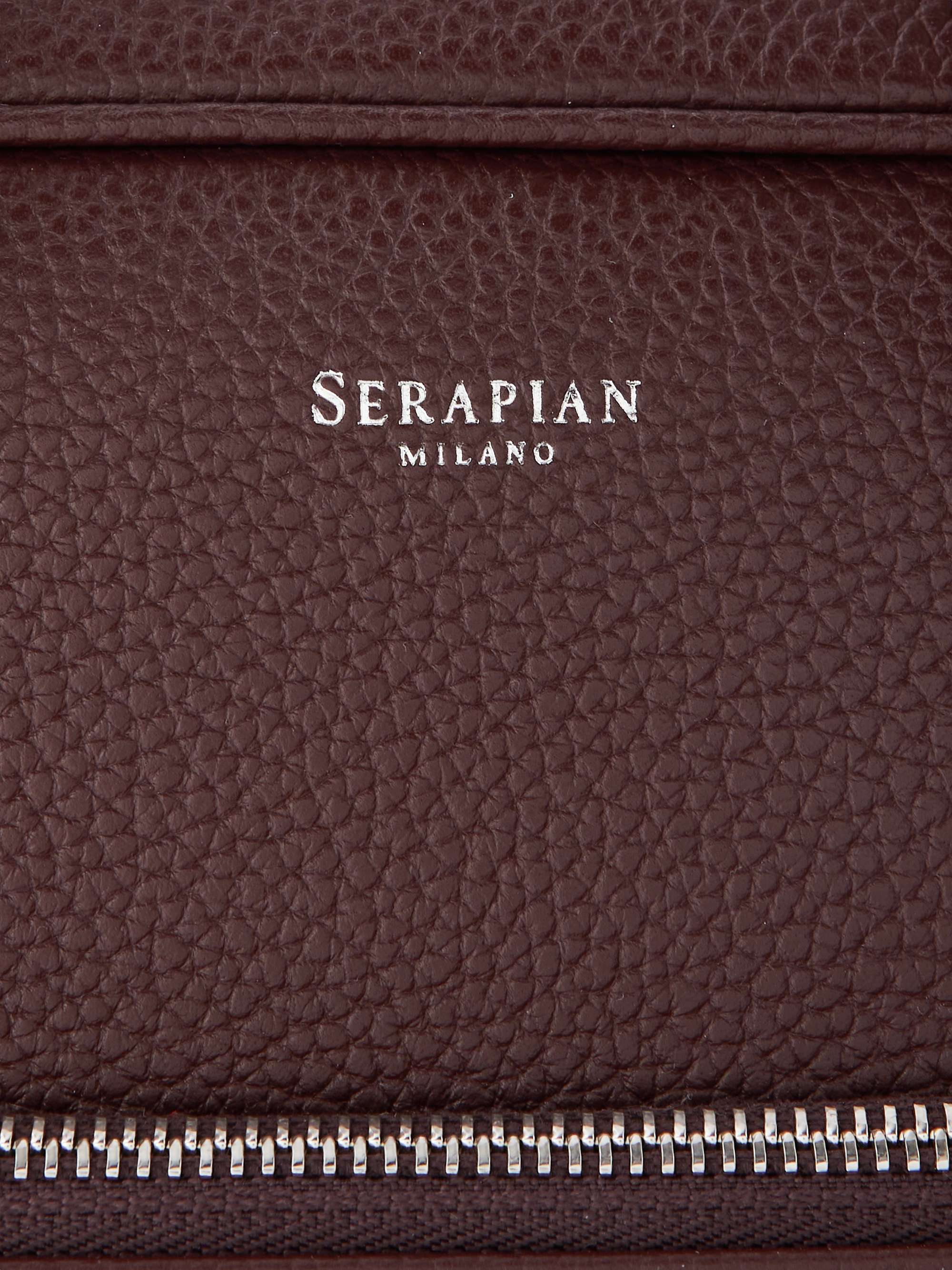 SERAPIAN Cachemire Leather Briefcase