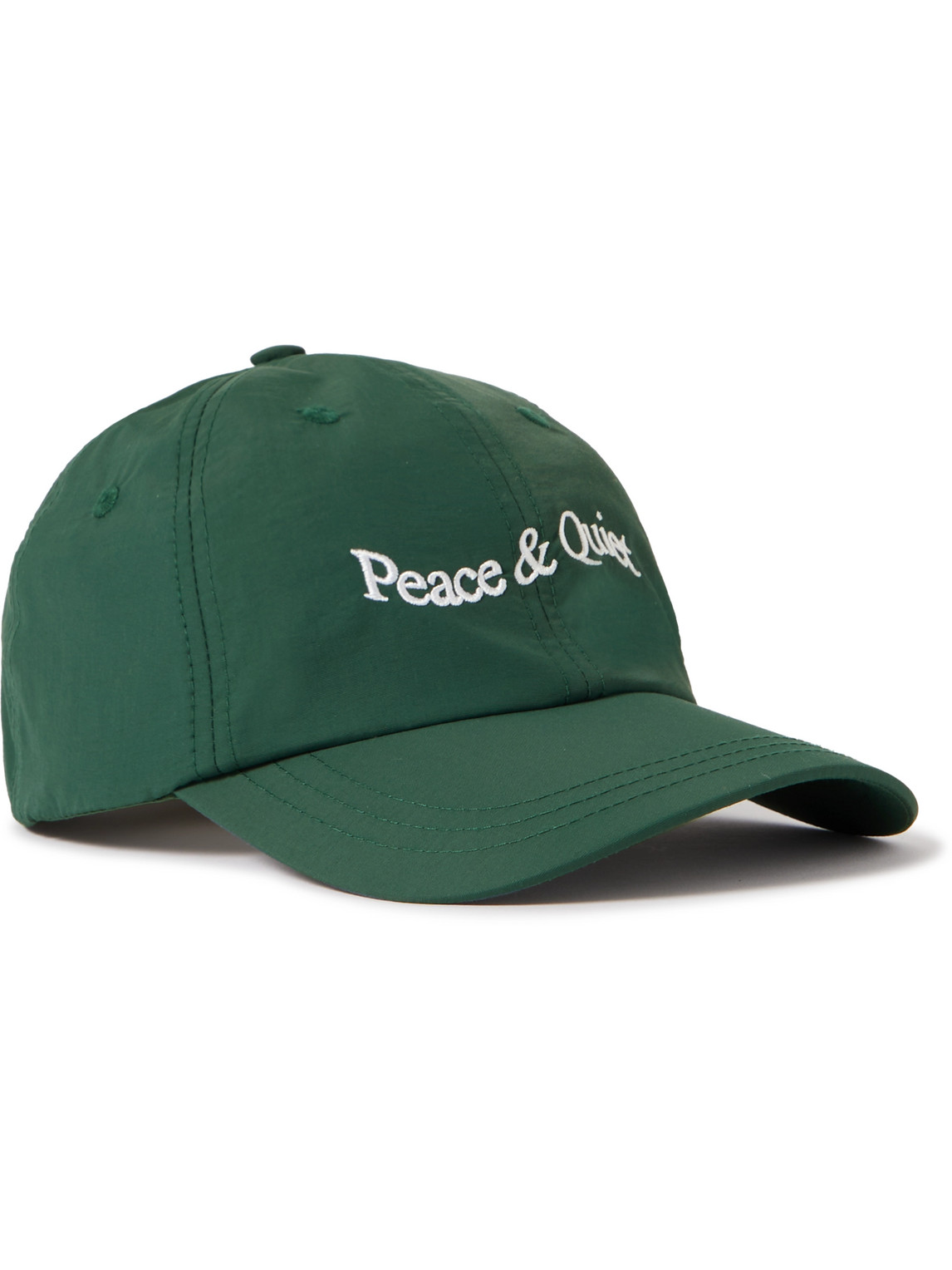 Museum Of Peace & Quiet Logo-Embroidered Shell Baseball Cap