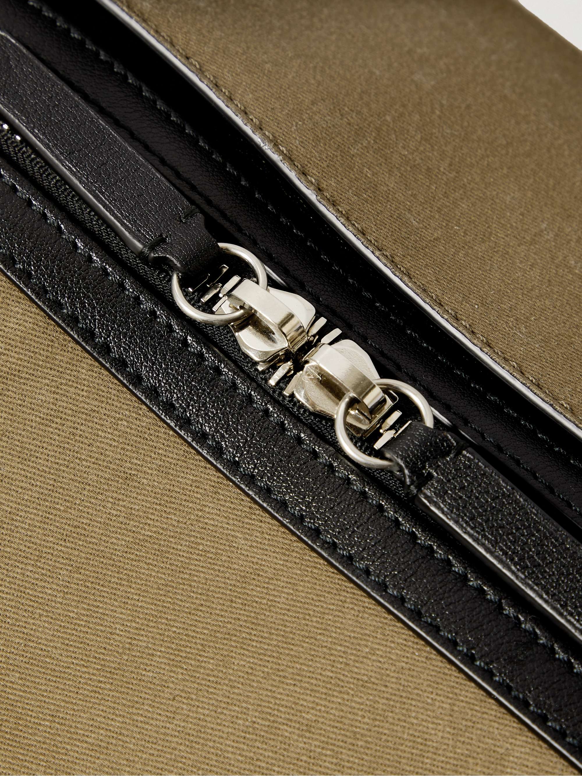 MÉTIER Nomad All Day Leather-Trimmed Twill Holdall