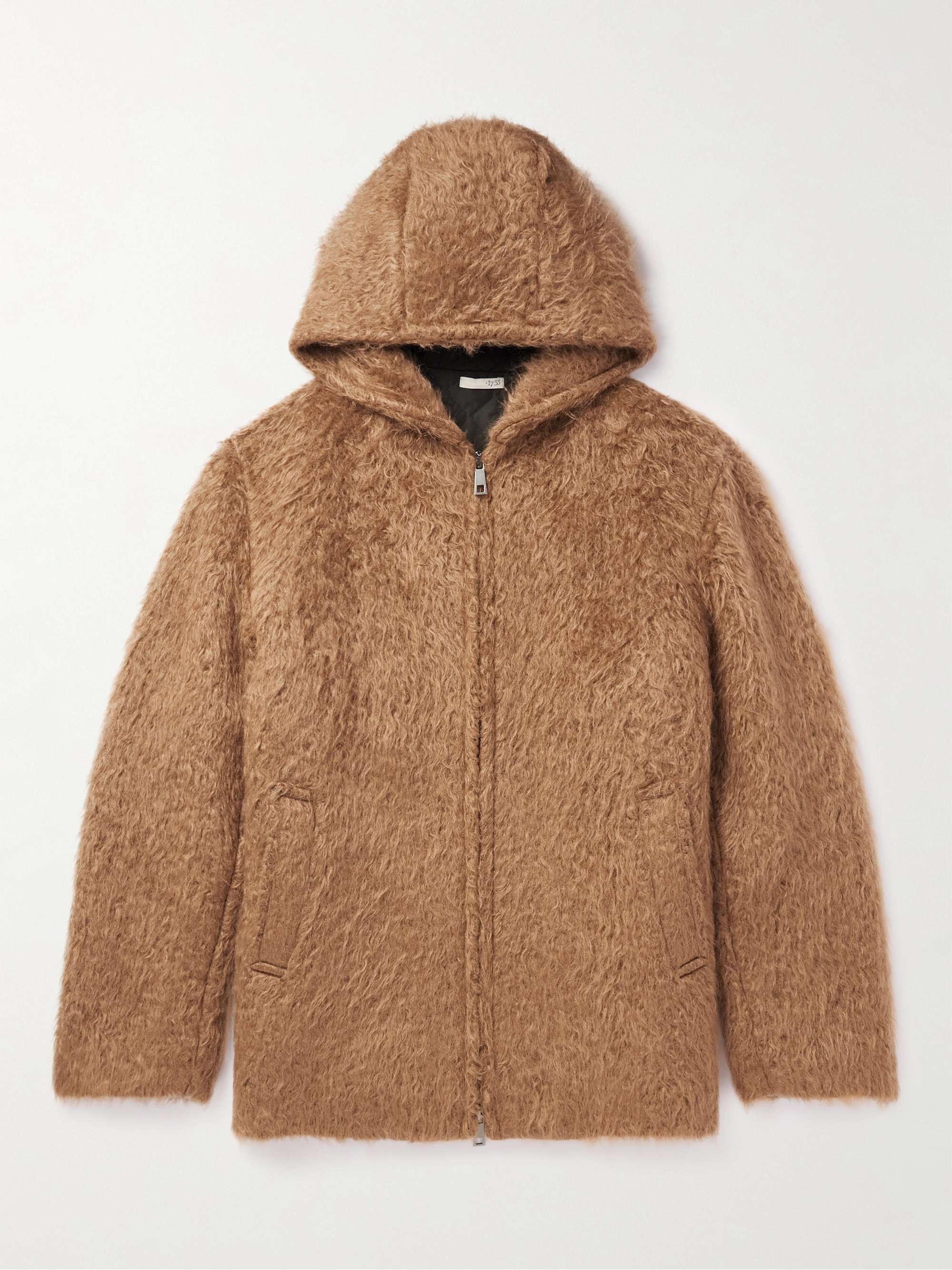 PIACENZA CASHMERE Faux Fur Hooded Jacket