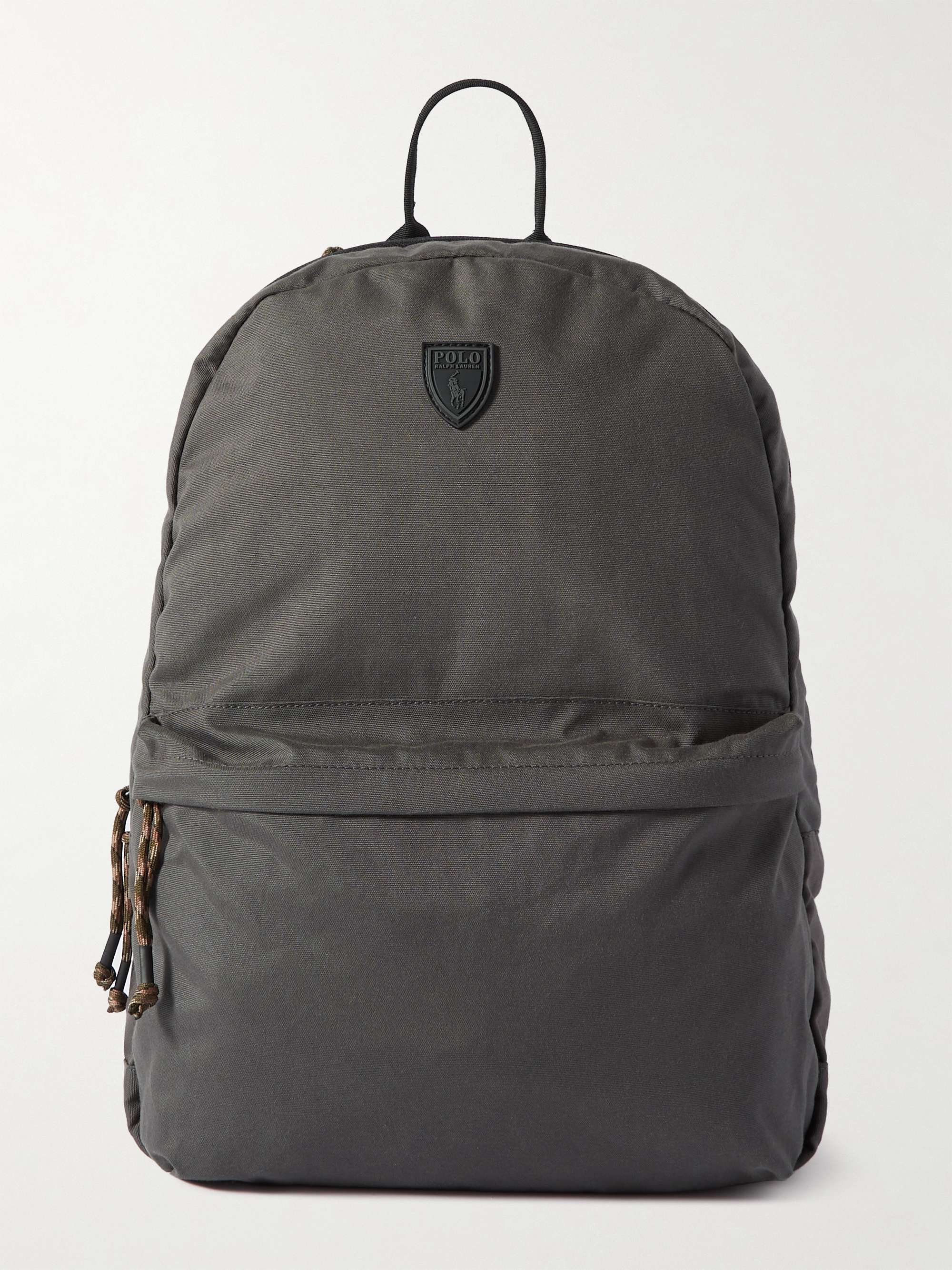 POLO RALPH LAUREN Logo-Appliquéd Recycled Coated-Canvas Backpack