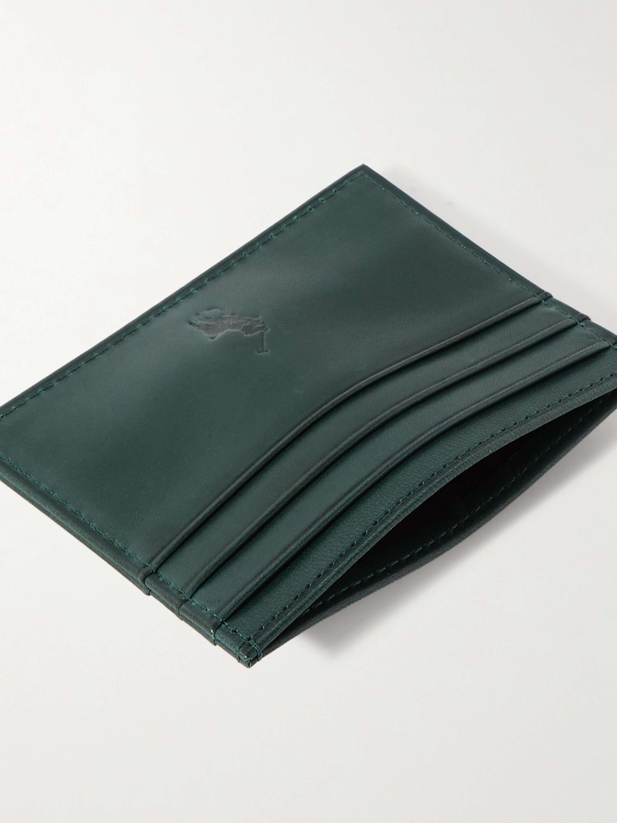 POLO RALPH LAUREN Logo-Embossed Leather Cardholder