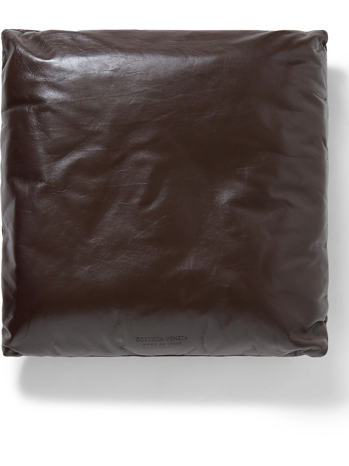 Bottega Veneta Pillow Leather Pouch In Brown
