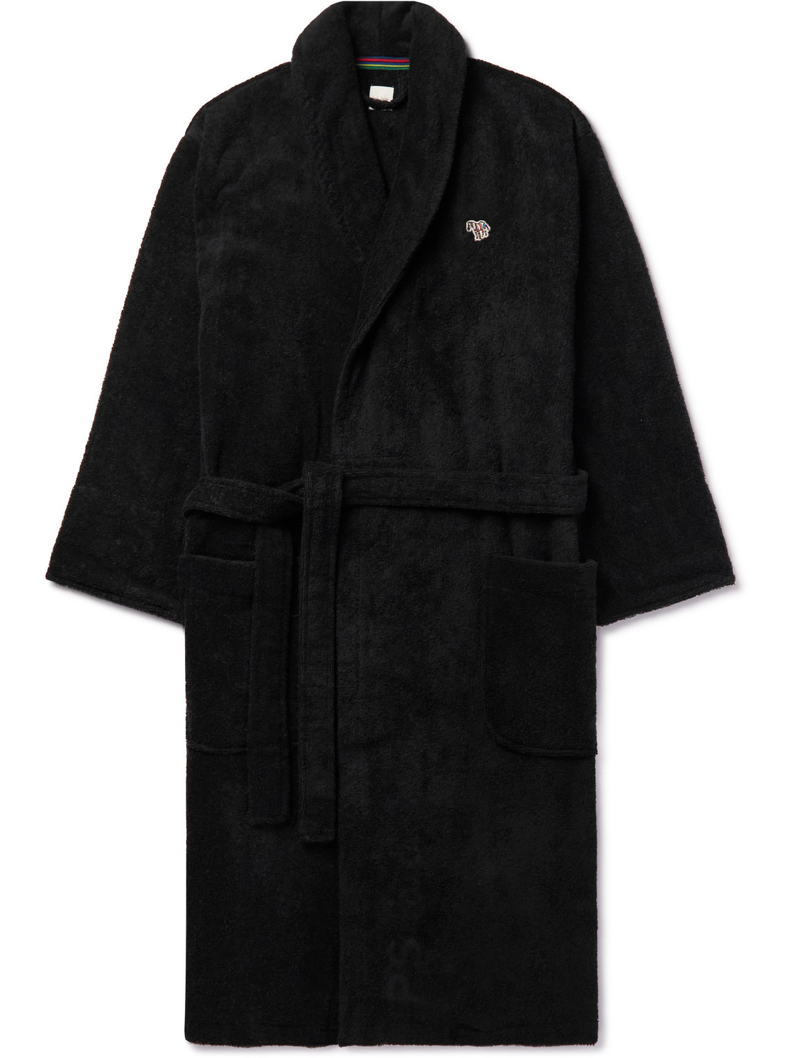 Paul Smith Embroidered Cotton-Terry Robe