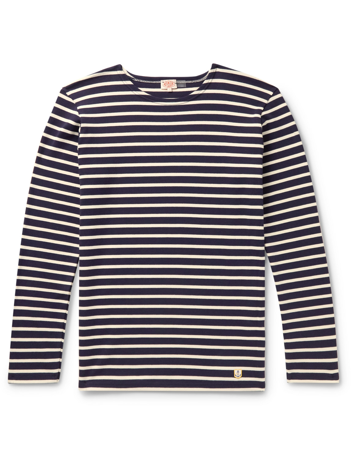 Armor-lux Breton Striped Cotton-jersey T-shirt In Multi
