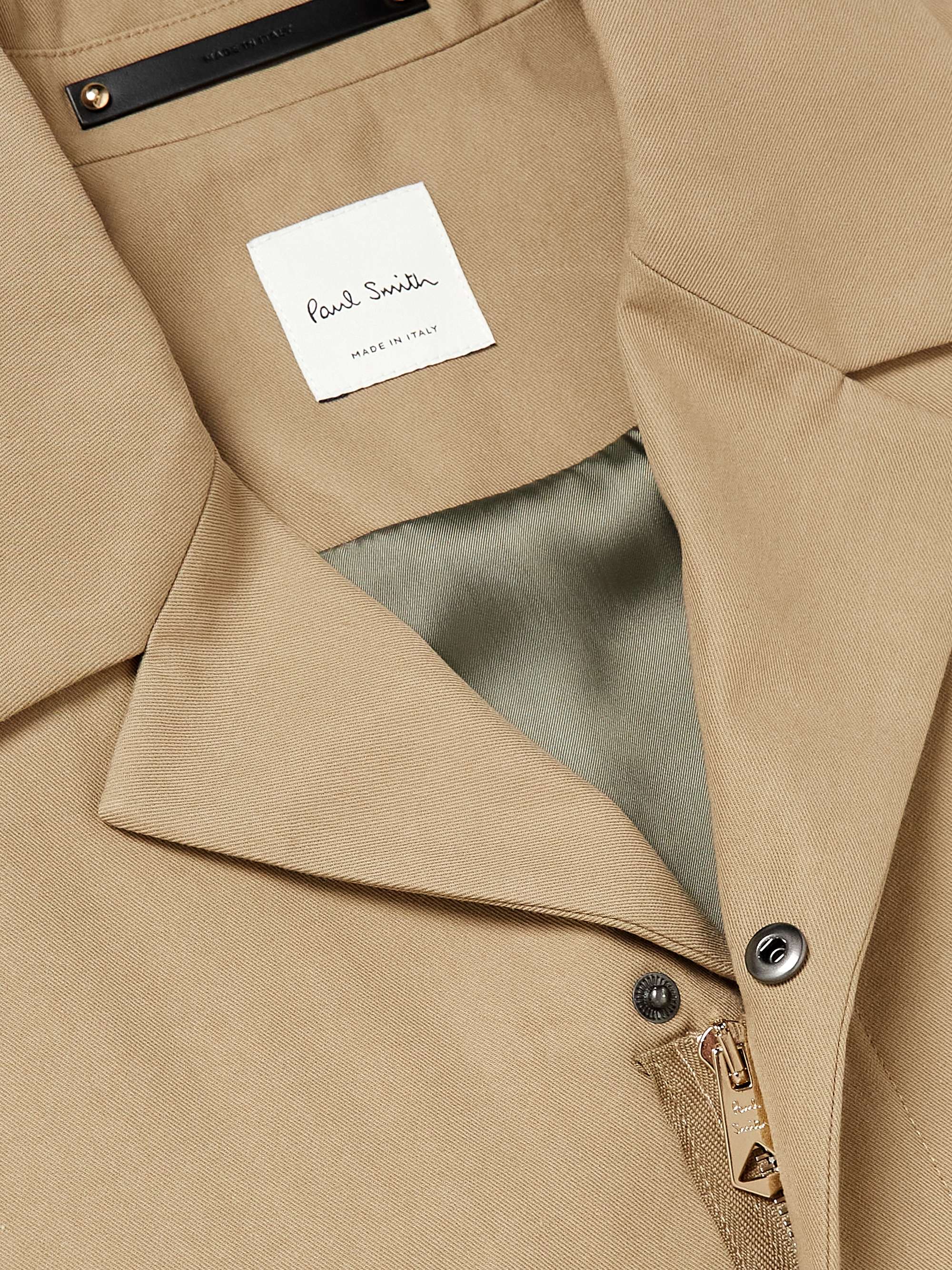 Beige Cotton-Blend Twill Blouson Jacket | PAUL SMITH | MR PORTER
