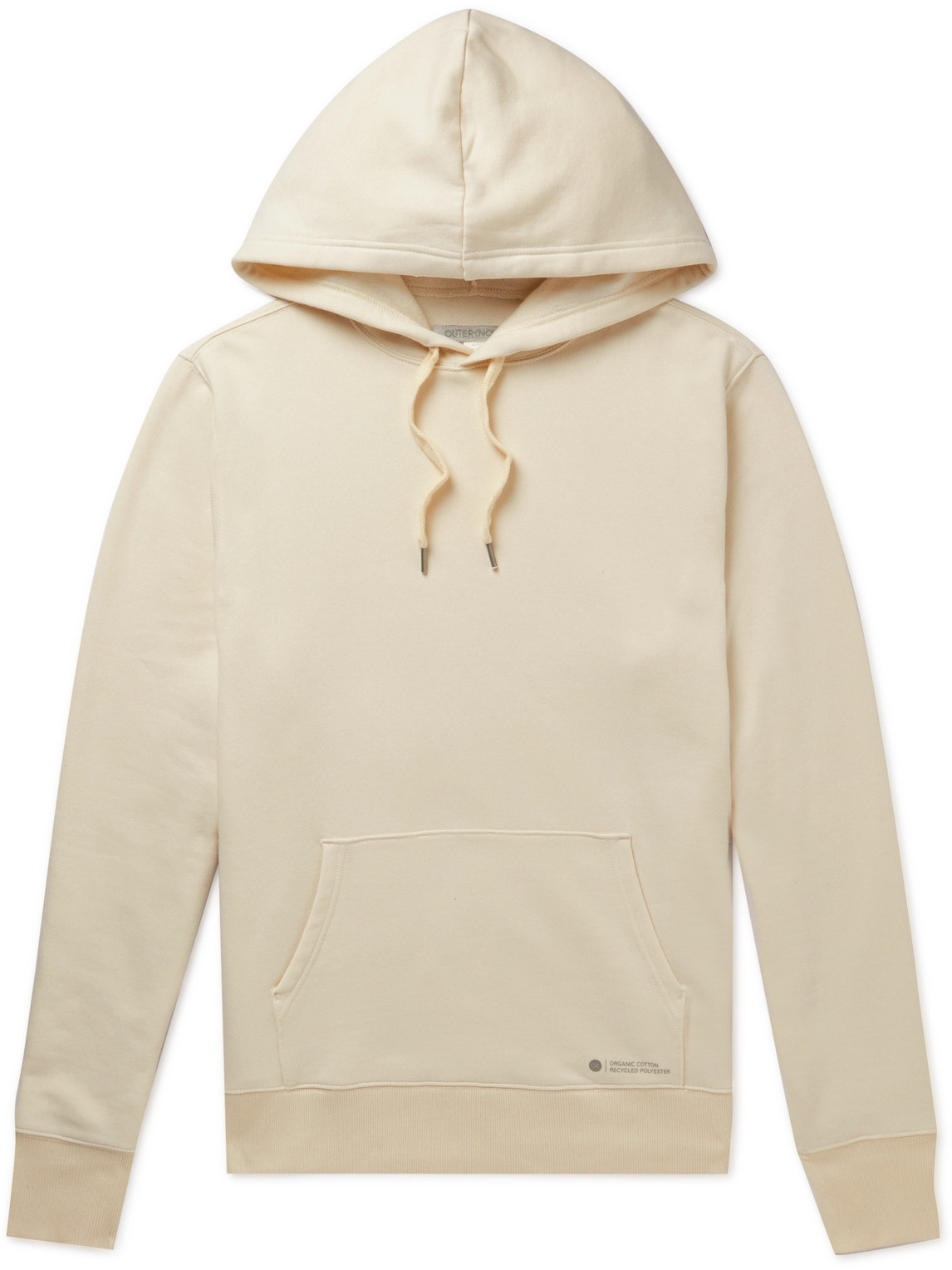 Outerknown All-day Organic Cotton-blend Jersey Hoodie In White