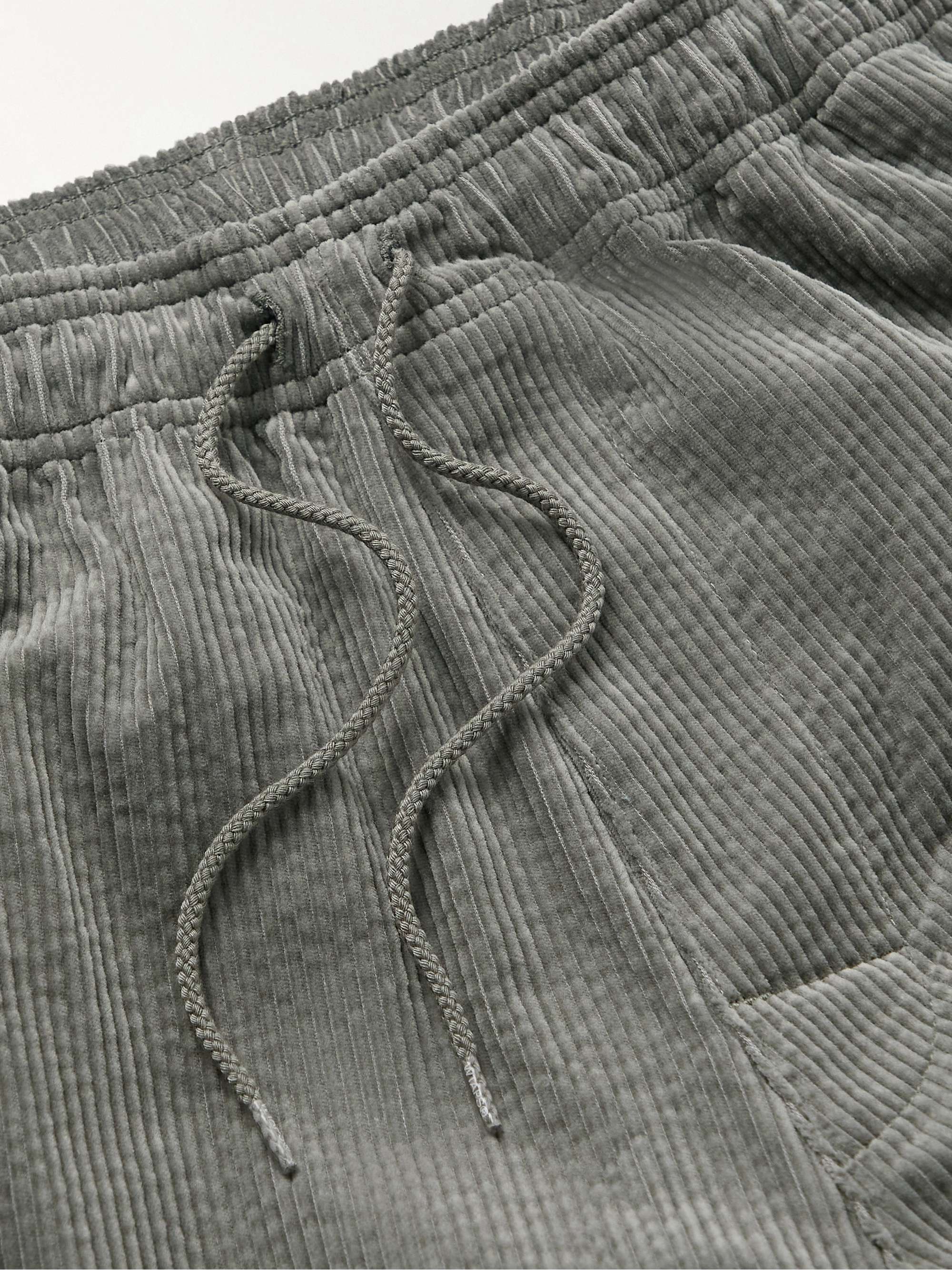 WTAPS® Seagull 04 Straight-Leg Cotton-Blend Corduroy Drawstring Trousers