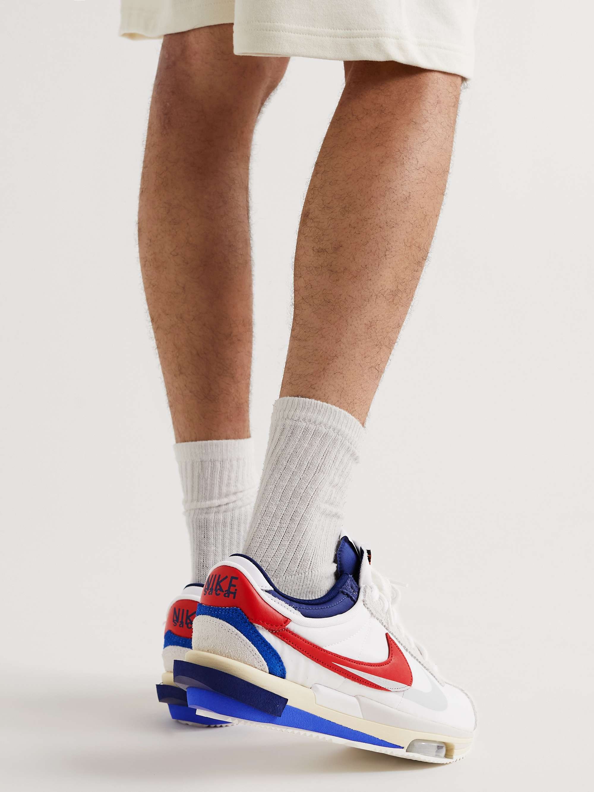 sacai × Nike Zoom Cortez "White and Red" - bsgbadminton.fr