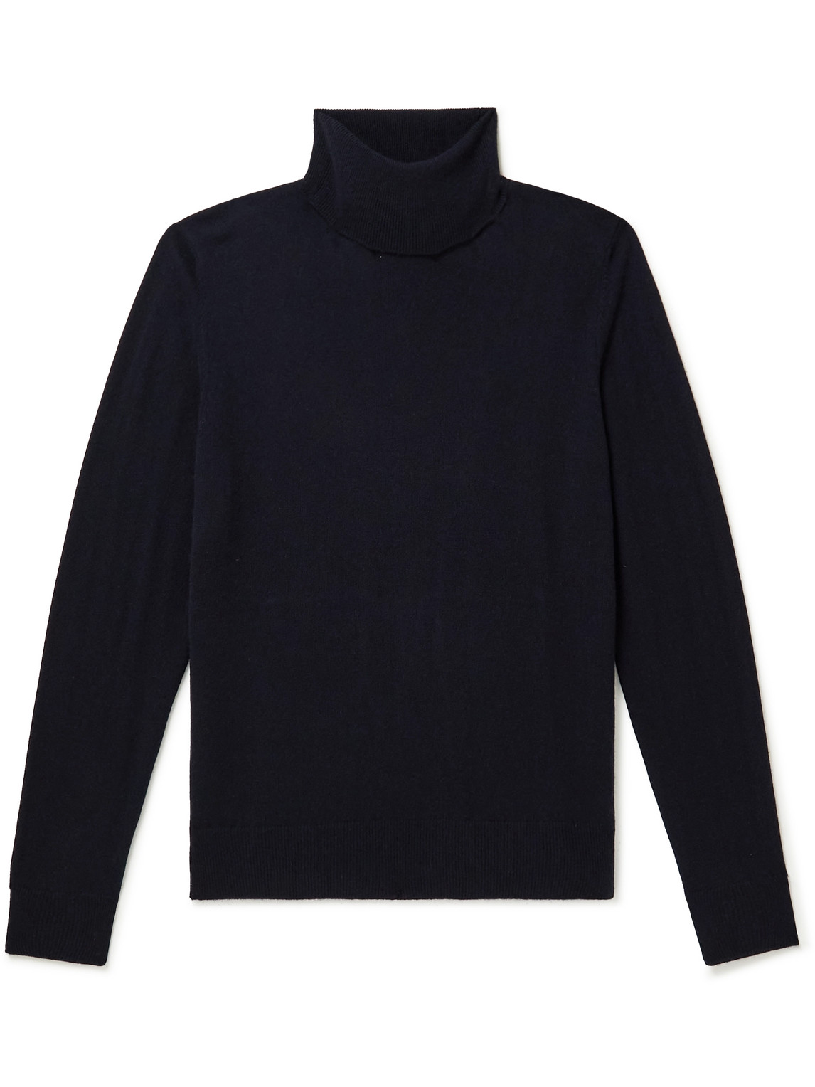 Allude Cashmere Rollneck Sweater In Blue