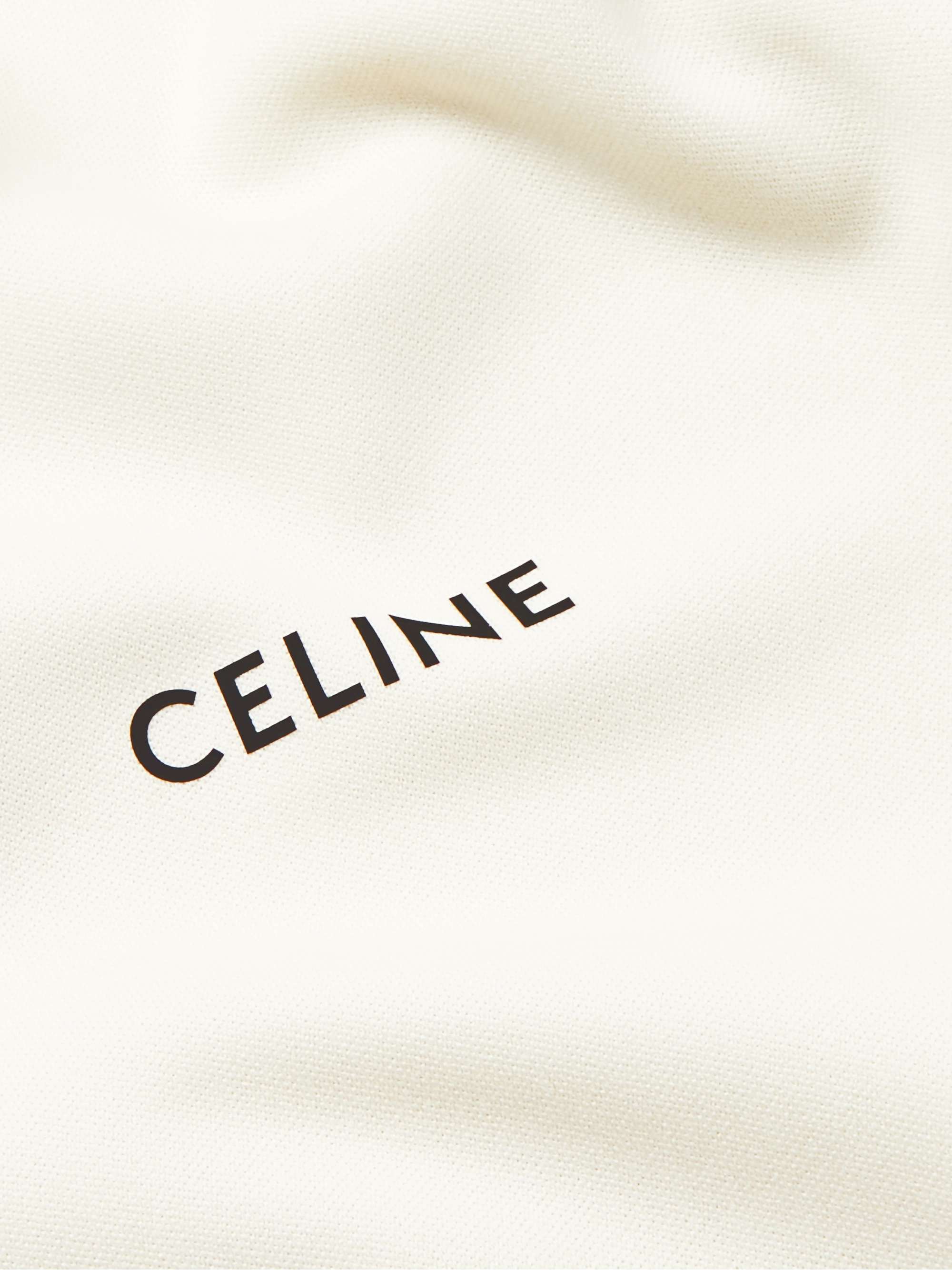 CELINE HOMME Logo-Print Striped Jersey Track Jacket