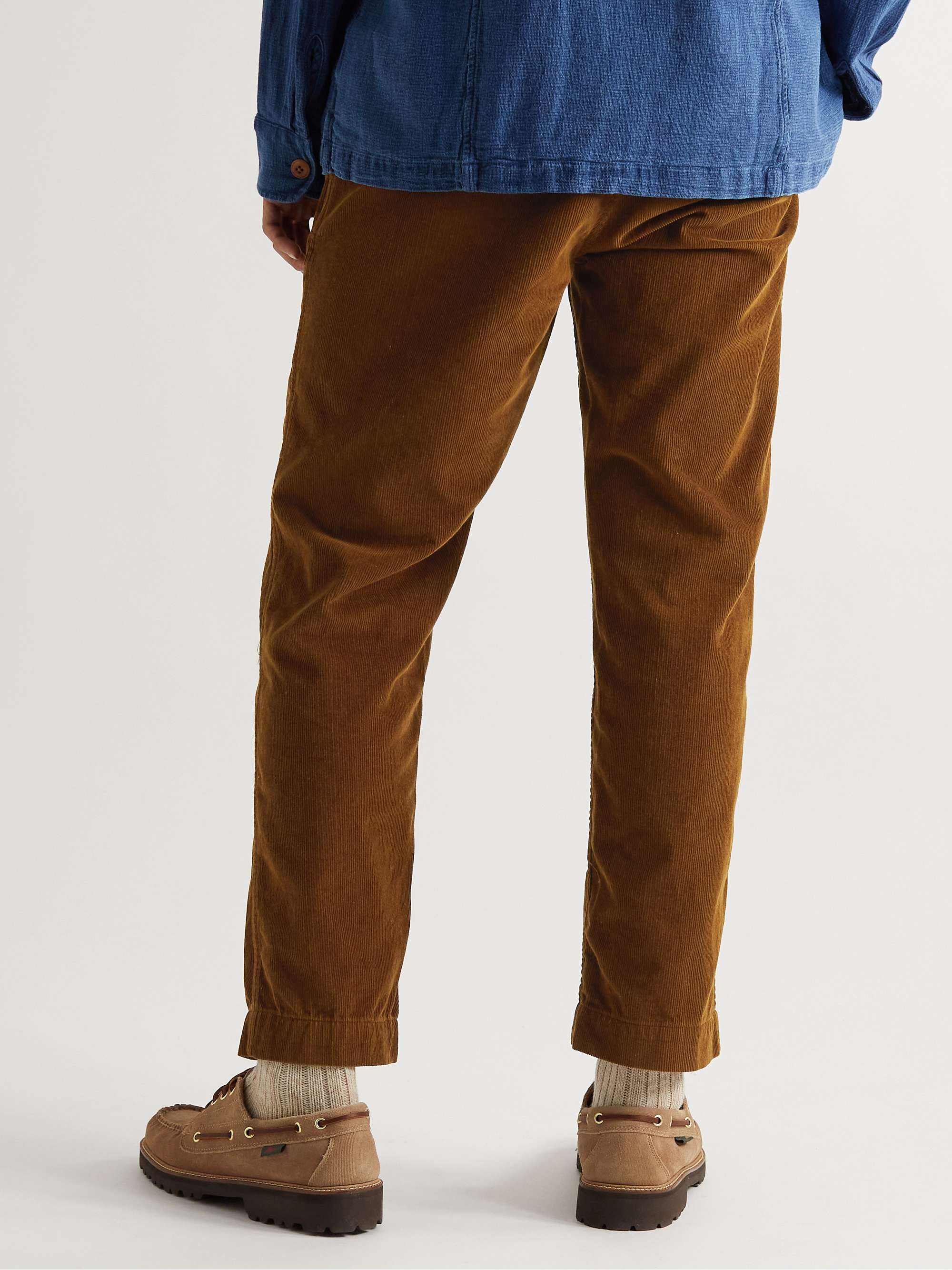 Brown Straight-Leg Cotton-Corduroy Trousers | CORRIDOR | MR PORTER