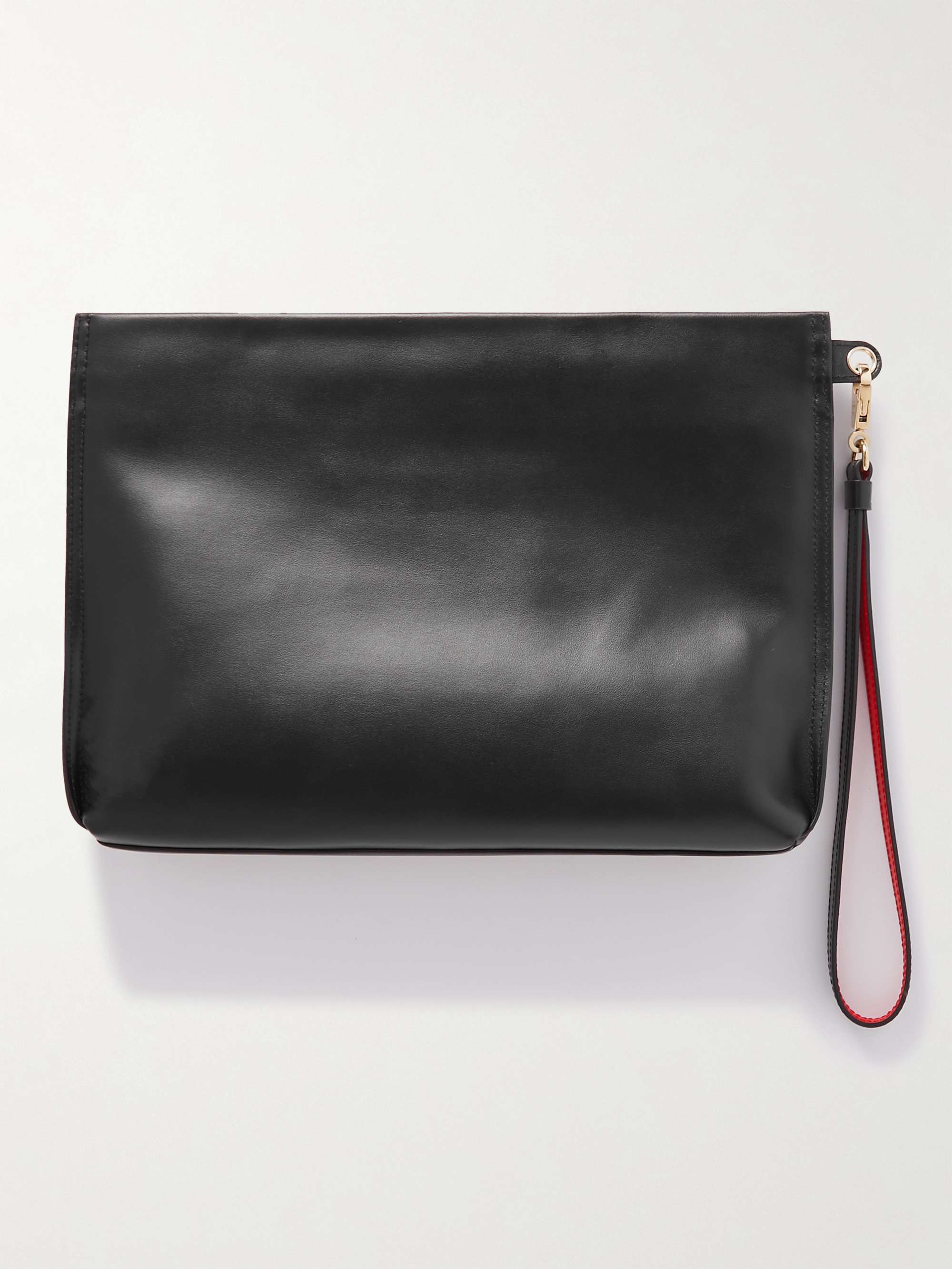 CHRISTIAN LOUBOUTIN City Studded Leather Pouch