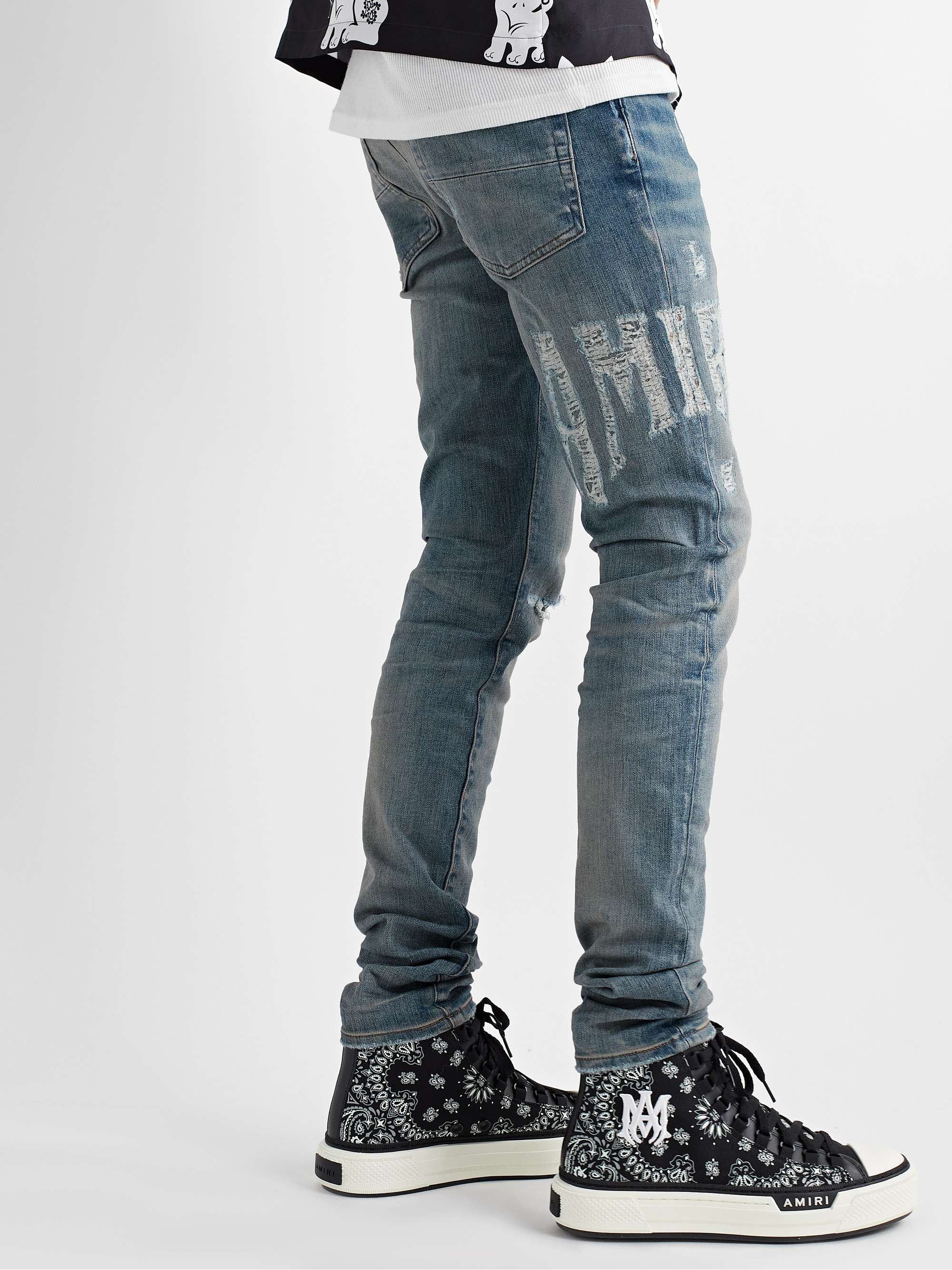 AMIRI Skinny-Fit Distressed Jeans