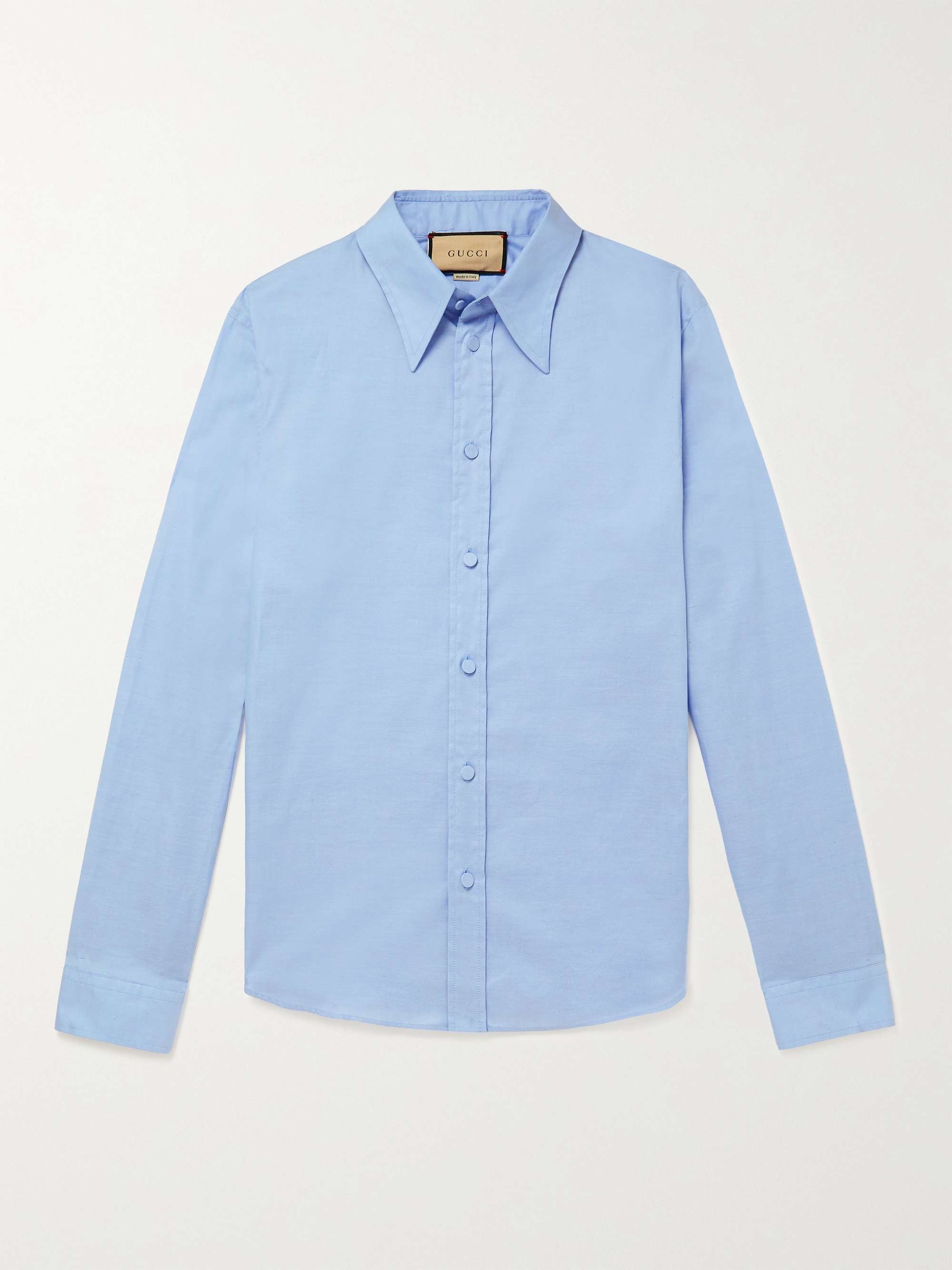 GUCCI Gainsburg Cotton-Poplin Shirt