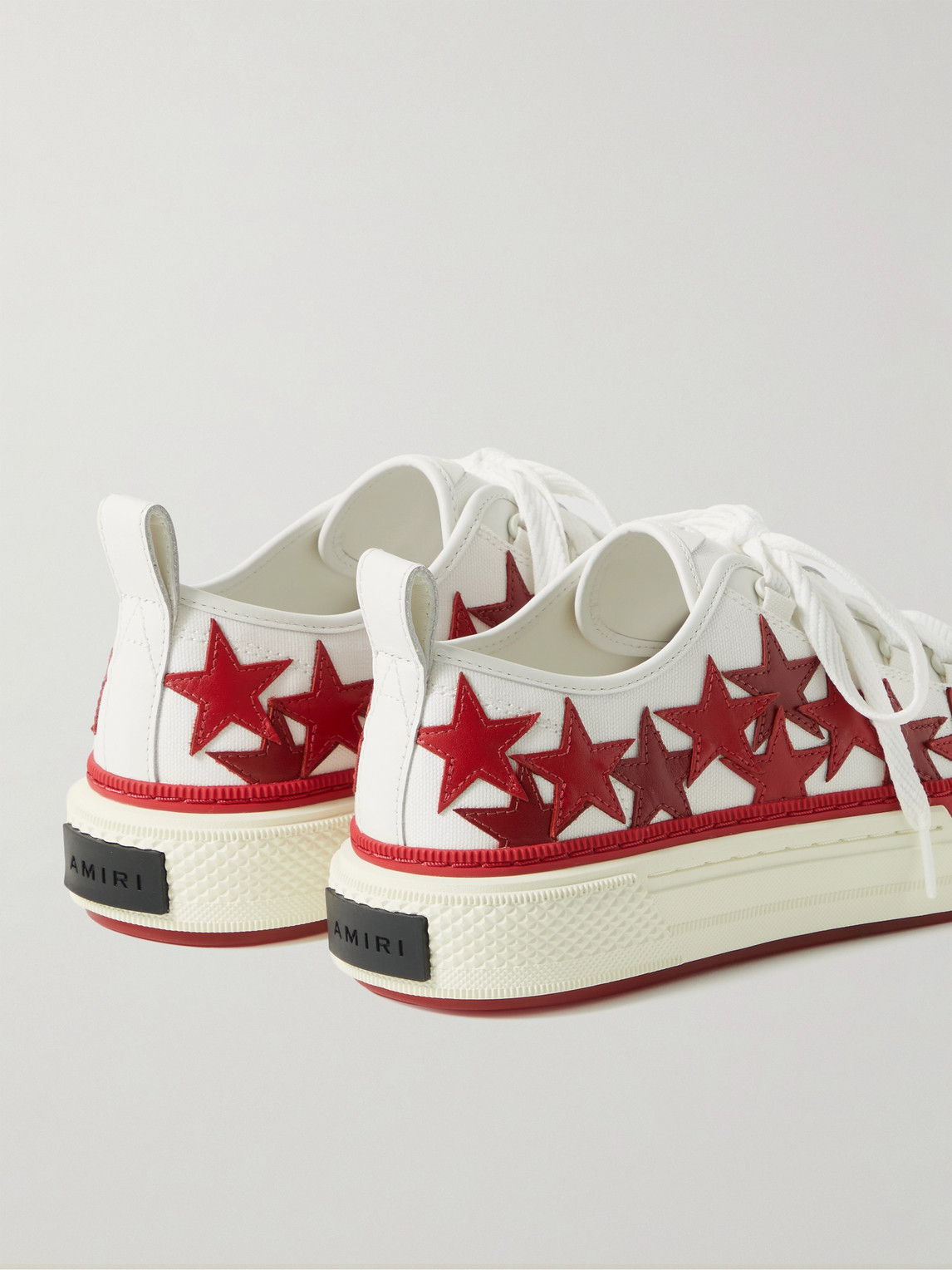 Stars Low Top Sneaker In Red