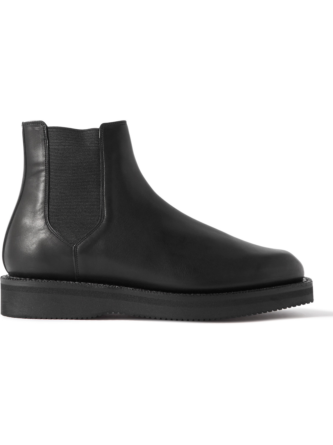 Auralee Leather Chelsea Boots