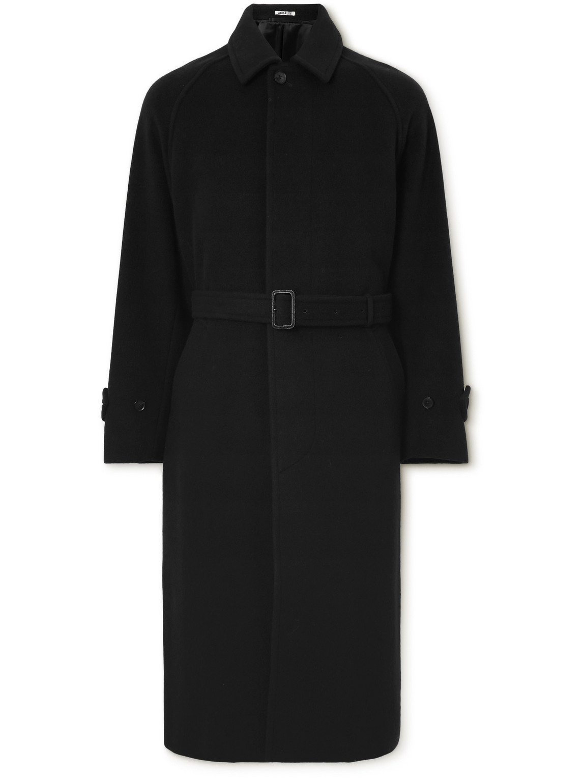 Auralee Belted Wool and Cashmere-Blend Coat