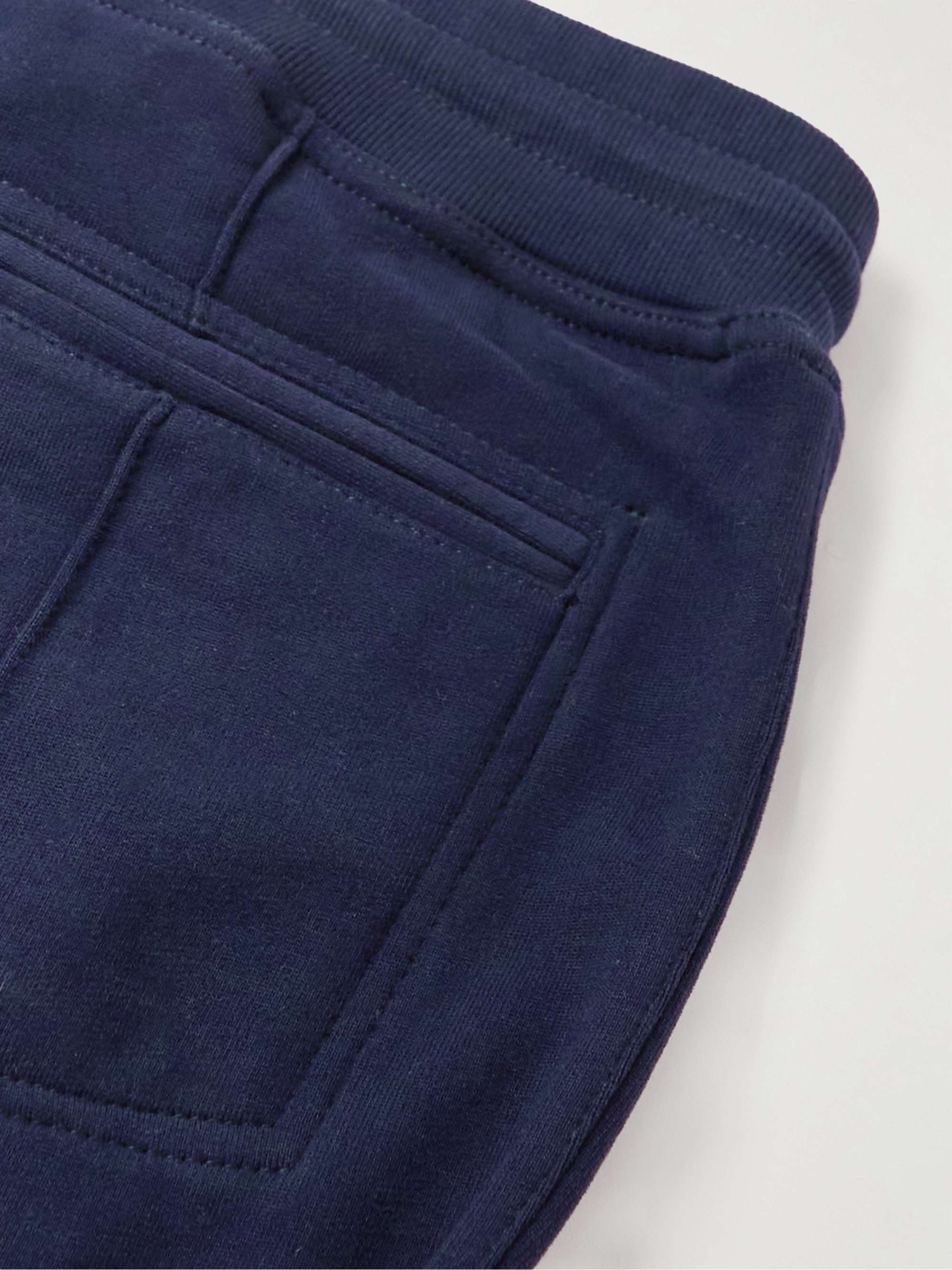 BRUNELLO CUCINELLI Tapered Cotton-Jersey Sweatpants