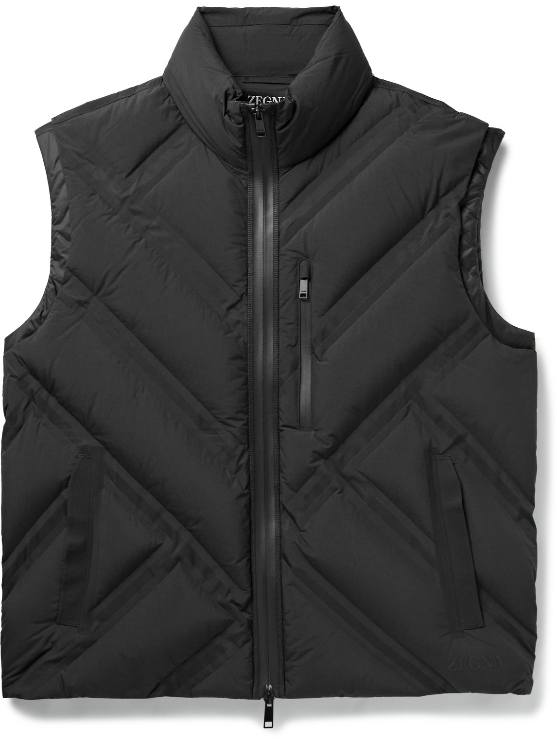 Zegna Quilted Padded Nylon Down Gilet