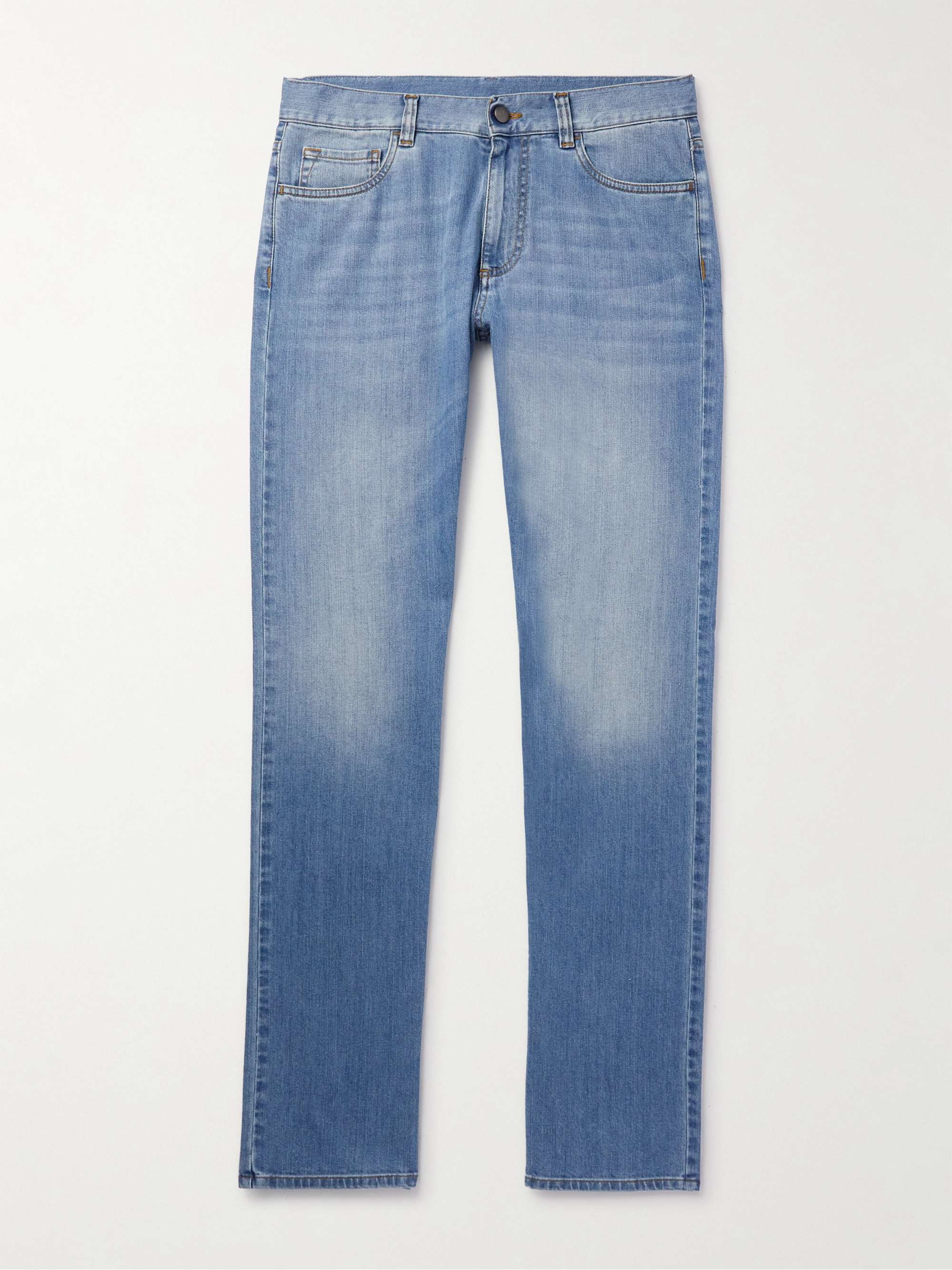 CANALI Straight-Leg Stretch-Denim Jeans