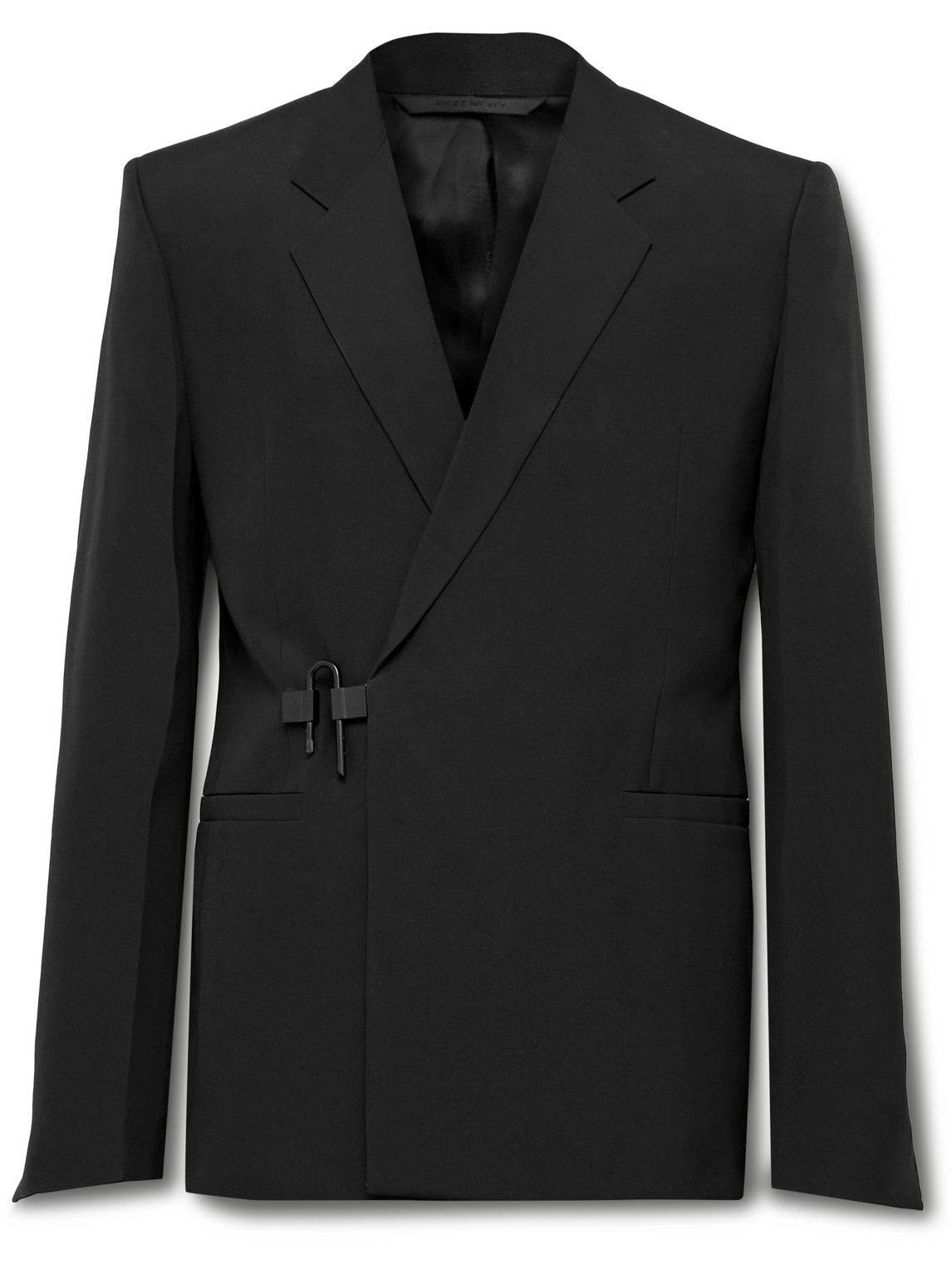 Givenchy Slim-fit Embellished Wool Blazer In Black
