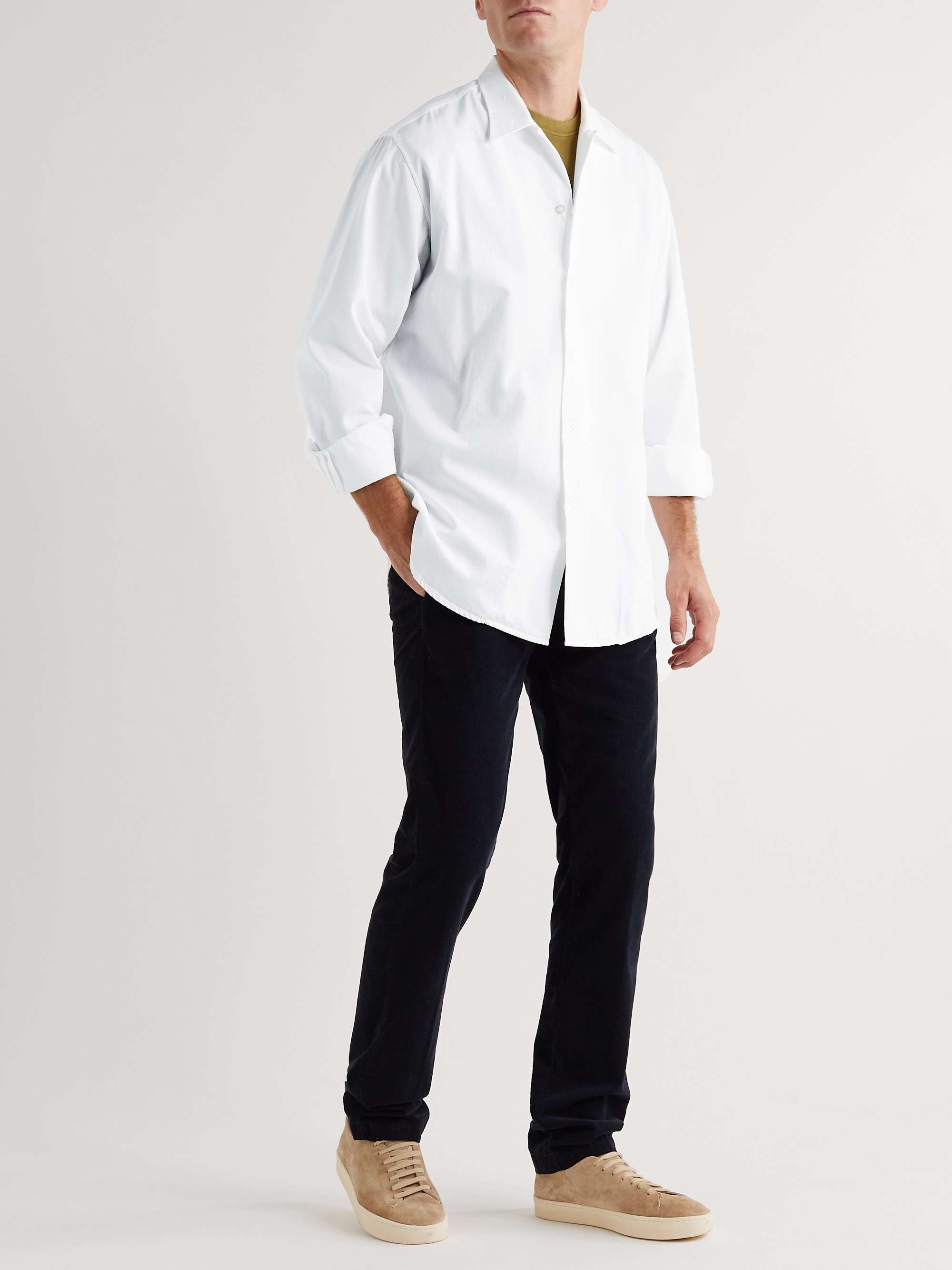 MASSIMO ALBA Cotton-Gabardine Shirt