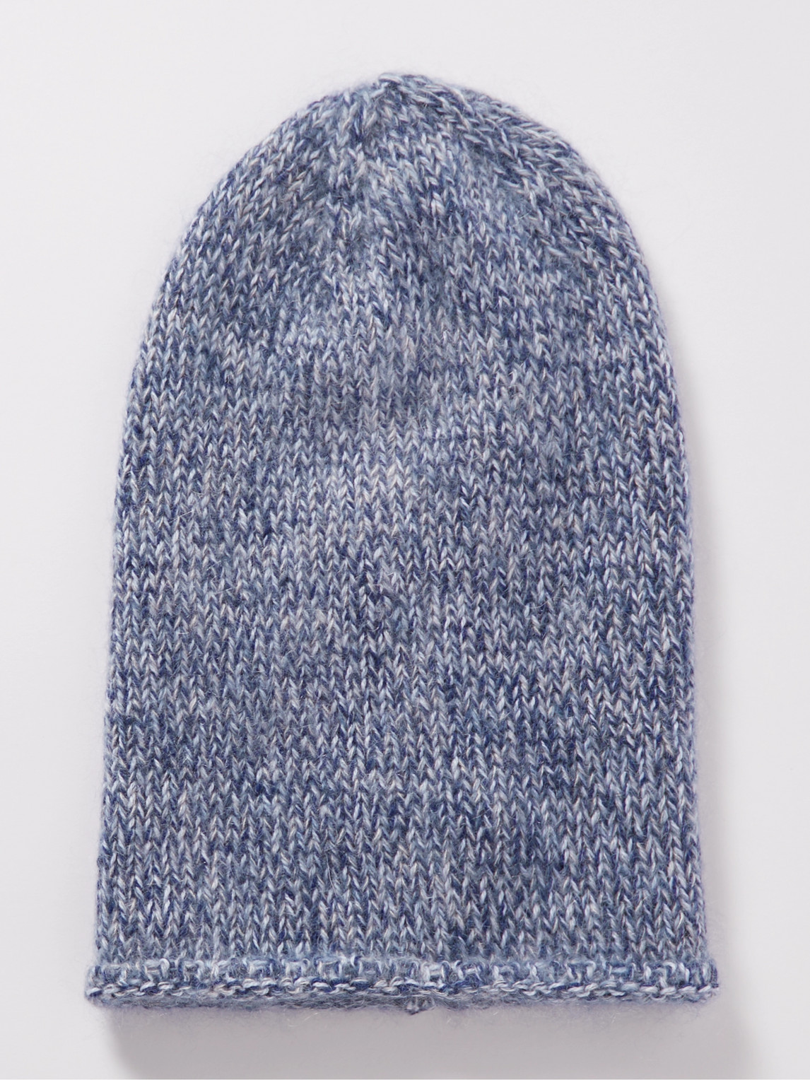 Massimo Alba Wool, Mohair And Silk-blend Beanie In Blue