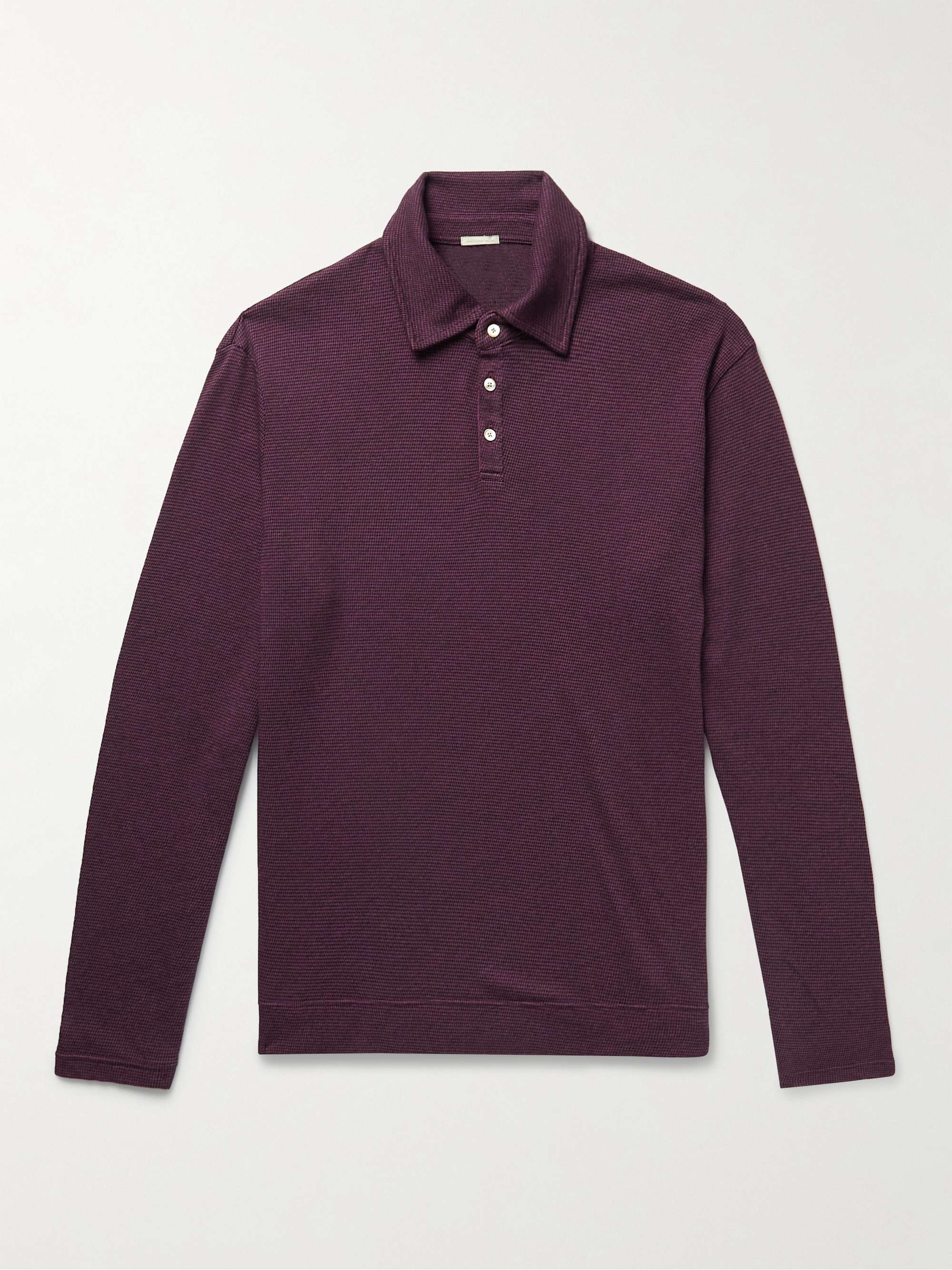 MASSIMO ALBA Cotton-Blend Polo Shirt