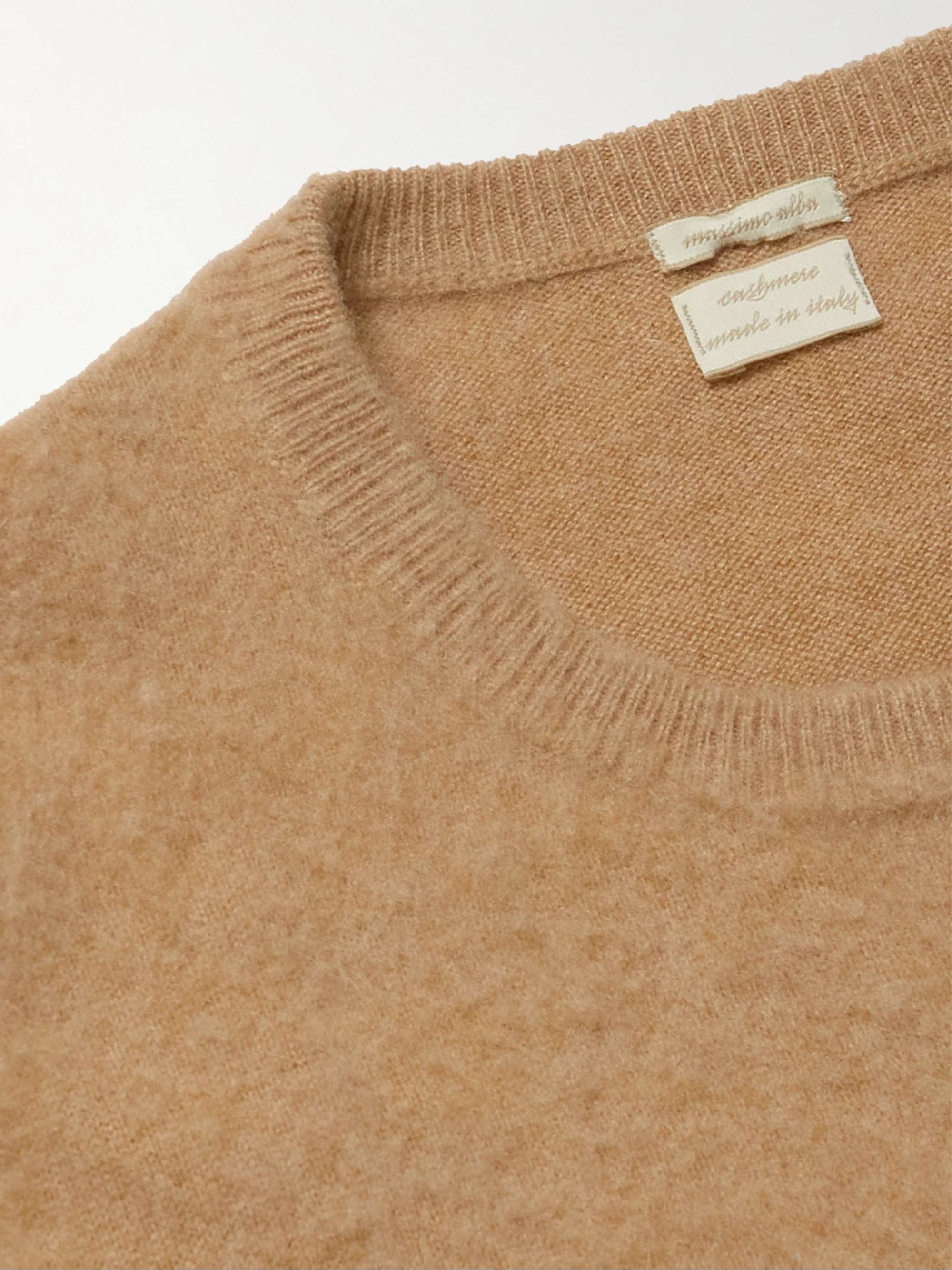 MASSIMO ALBA Kane Brushed Cashmere Sweater