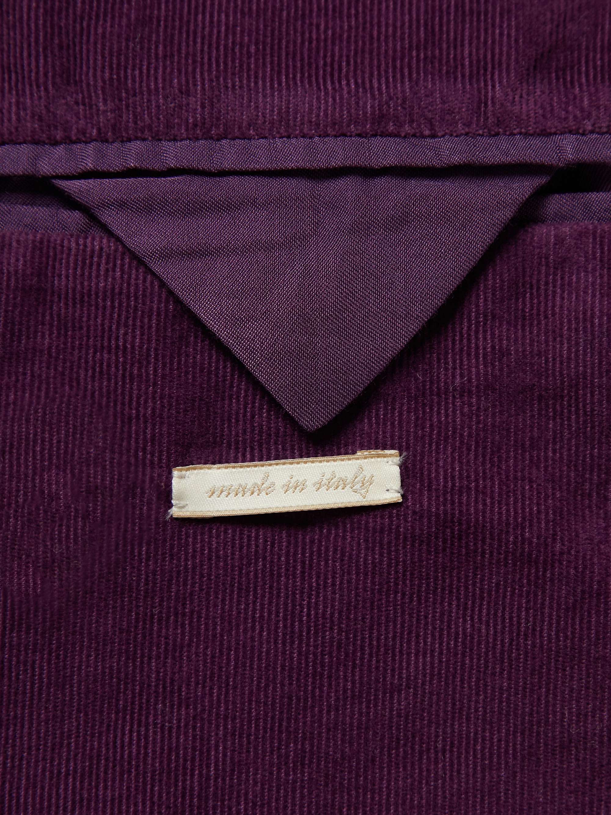 MASSIMO ALBA Baglietto Cotton-Corduroy Suit Jacket