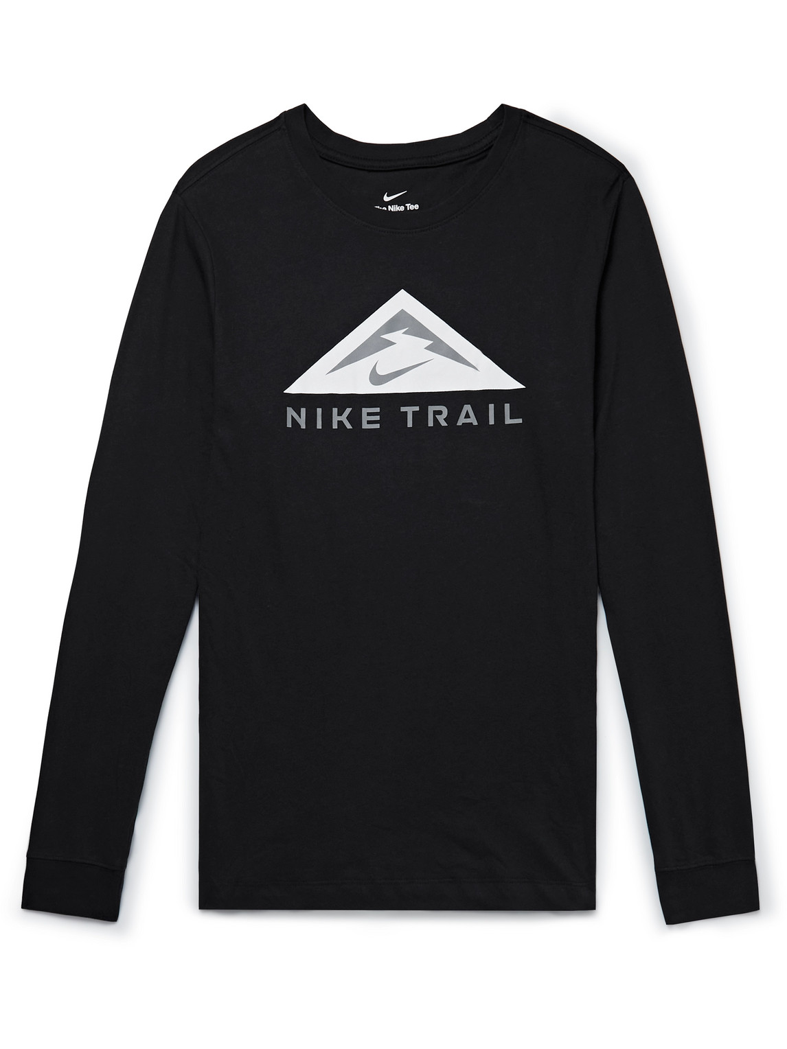Nike Running Trail Logo-Print Dri-FIT Running Top
