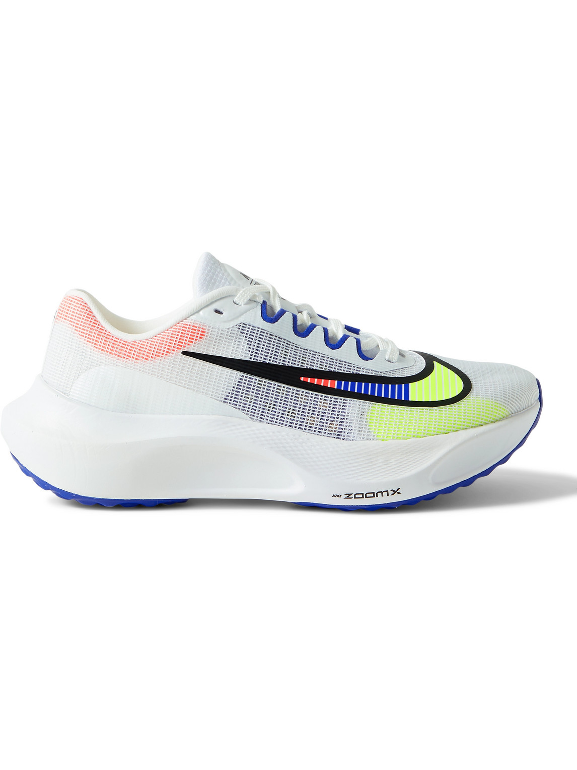 Nike Running Zoom Fly 5 Premium Rubber-Trimmed Mesh Running Sneakers