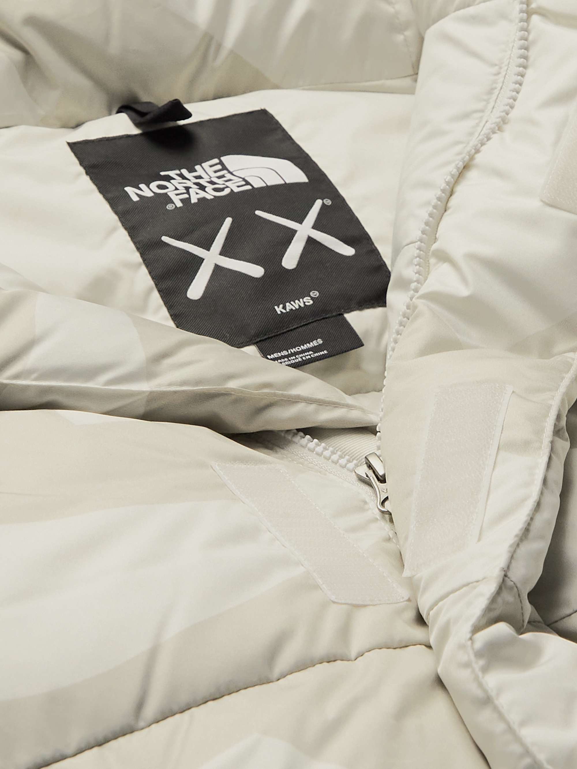 Gray + XX KAWS Retro 1994 Himalayan Quilted Shell Hooded Parka | THE ...